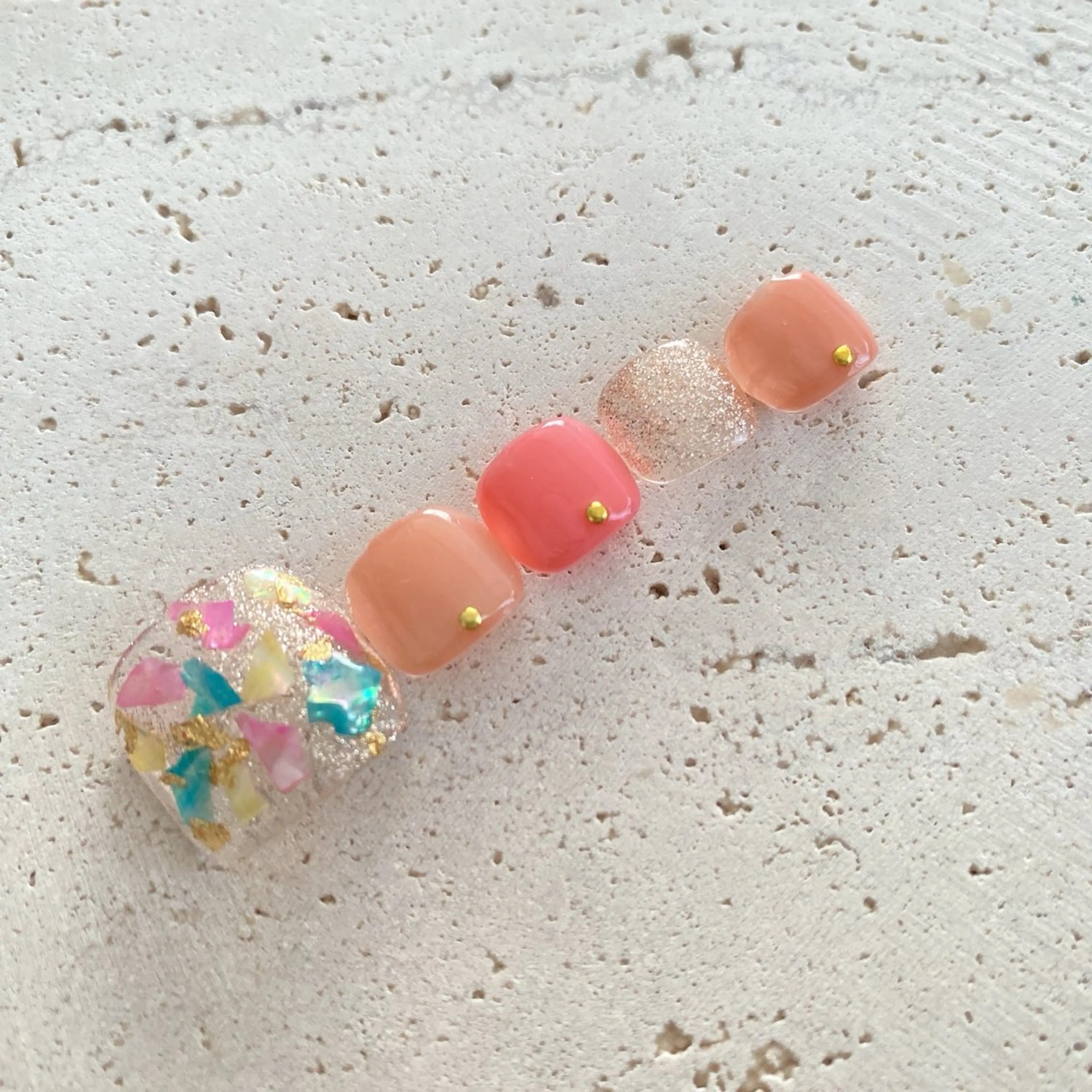 ネイル フットネイル 愛川町 あんすりうむのネイルデザイン