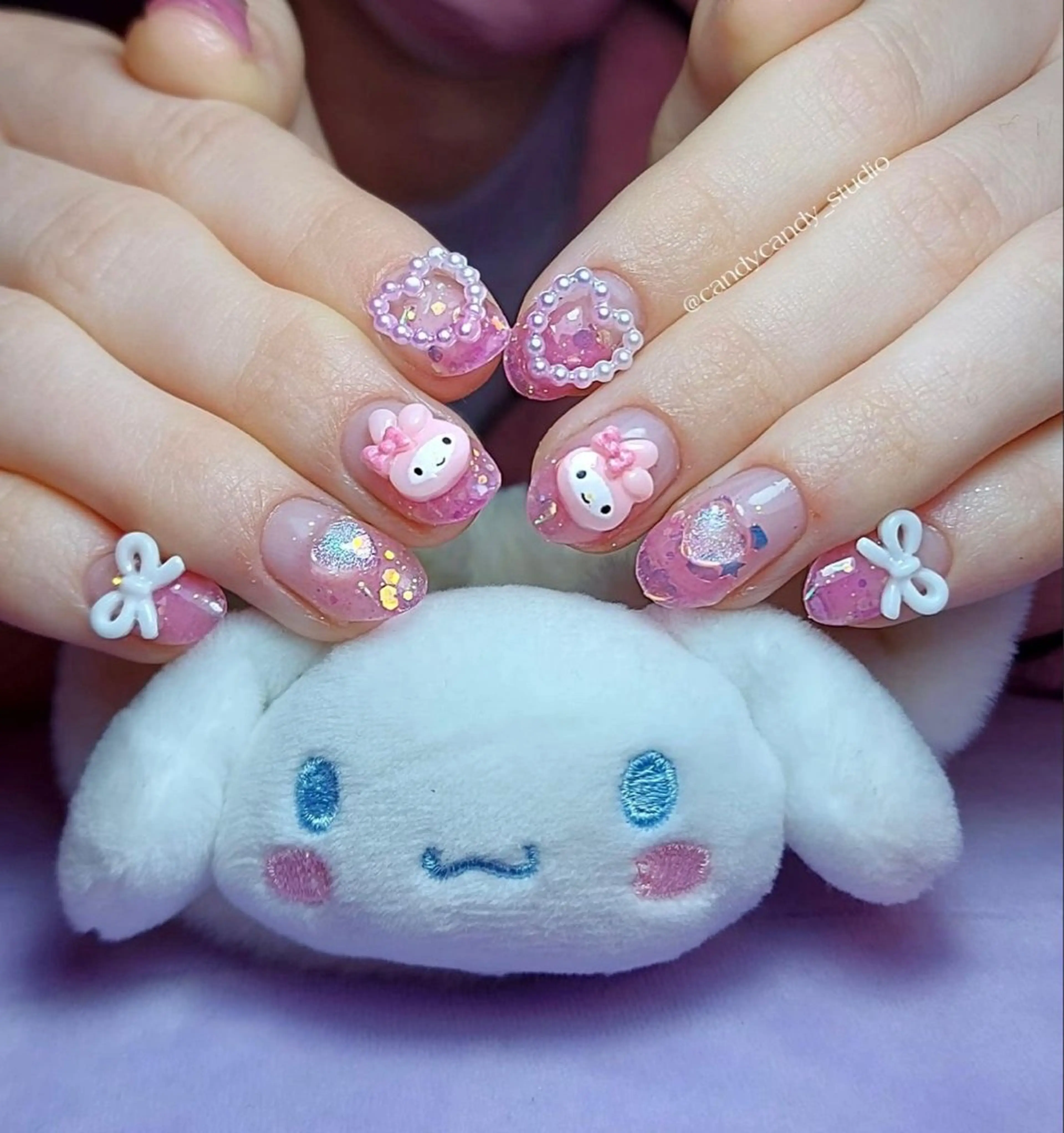 ネイル 長さ出し フレンチネイル グラデーション 卒業式 マグネットネイル Sora nail 長さ出し専門店のネイルデザイン