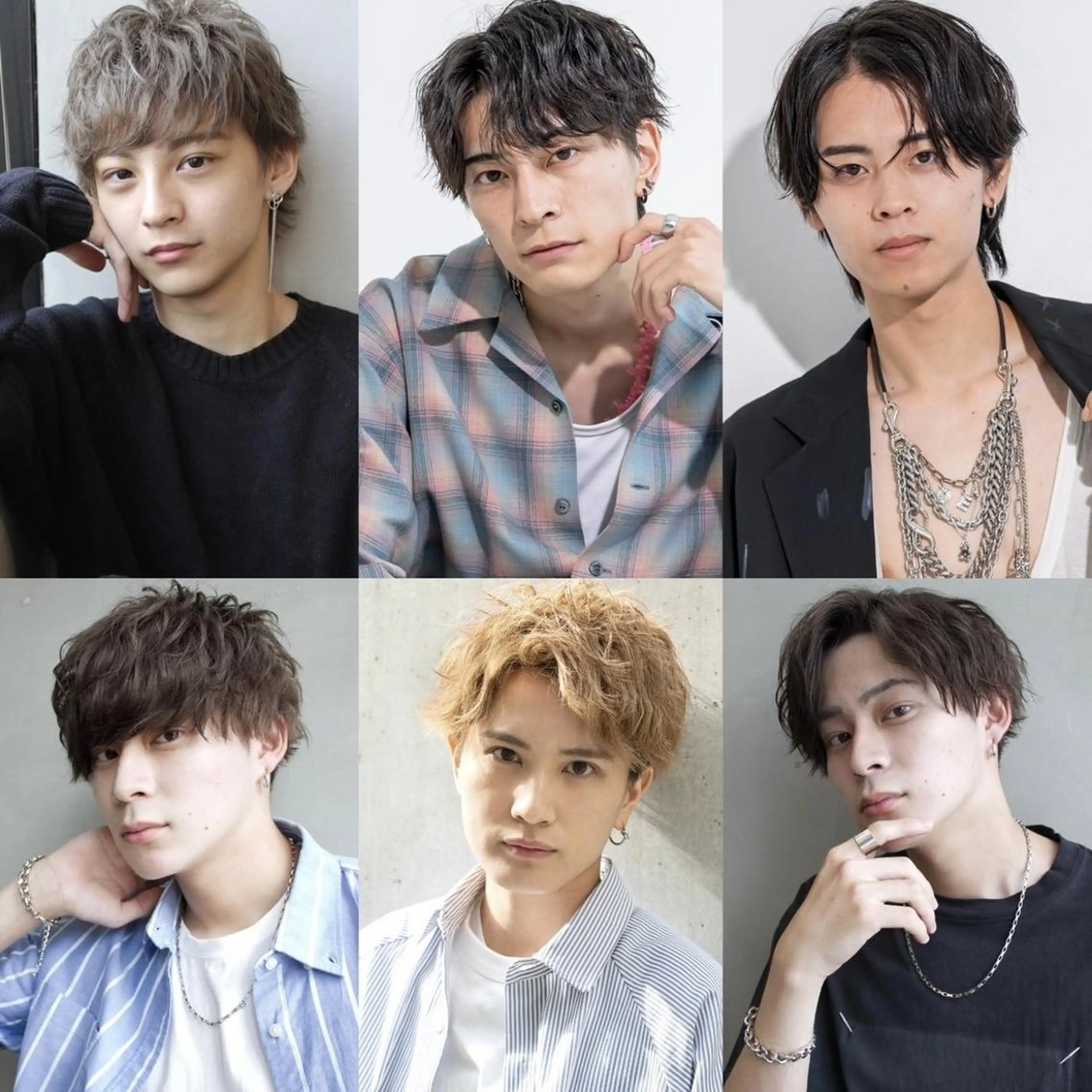 メンズ パーマ センターパート フェードカット メンズ韓国風 マッシュ メンズパーマ SOURCE京橋🌟 艶カラー/ヘアケアのヘアスタイル