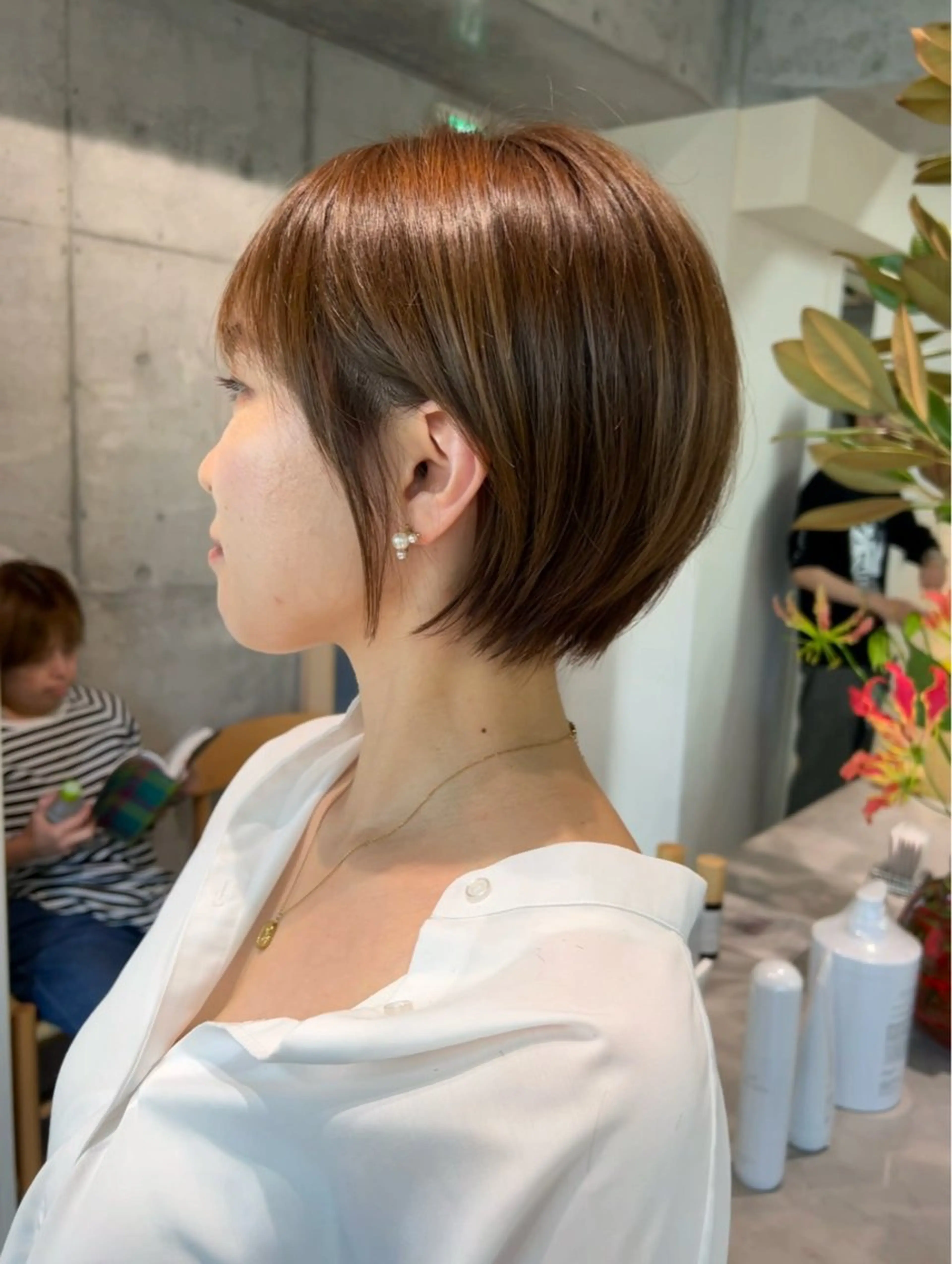 カラー 赤み消しカラー🫧 脱白髪染め🎀ヒナのヘアスタイル