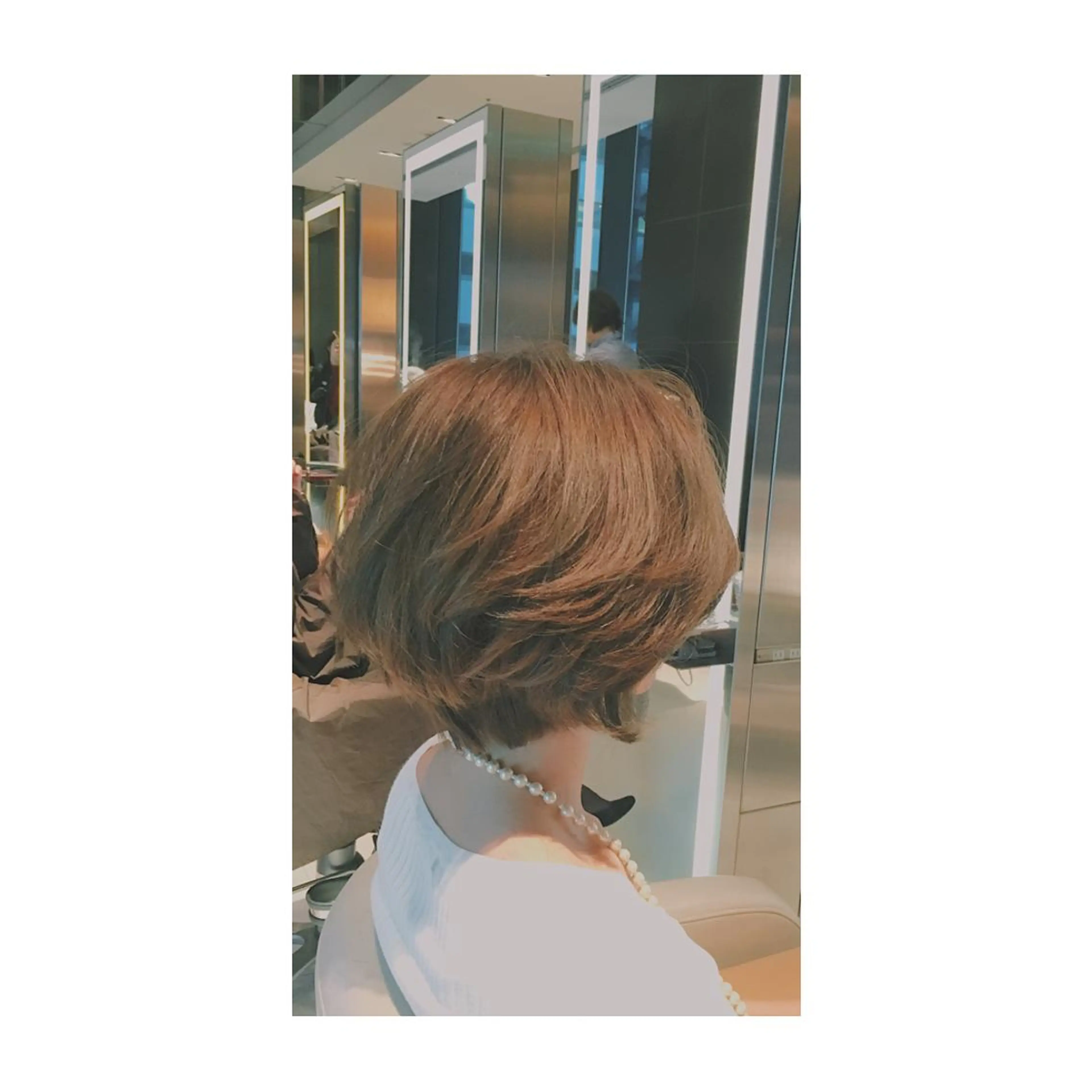 ショート カラー ボブ 清川 泰斗のヘアスタイル