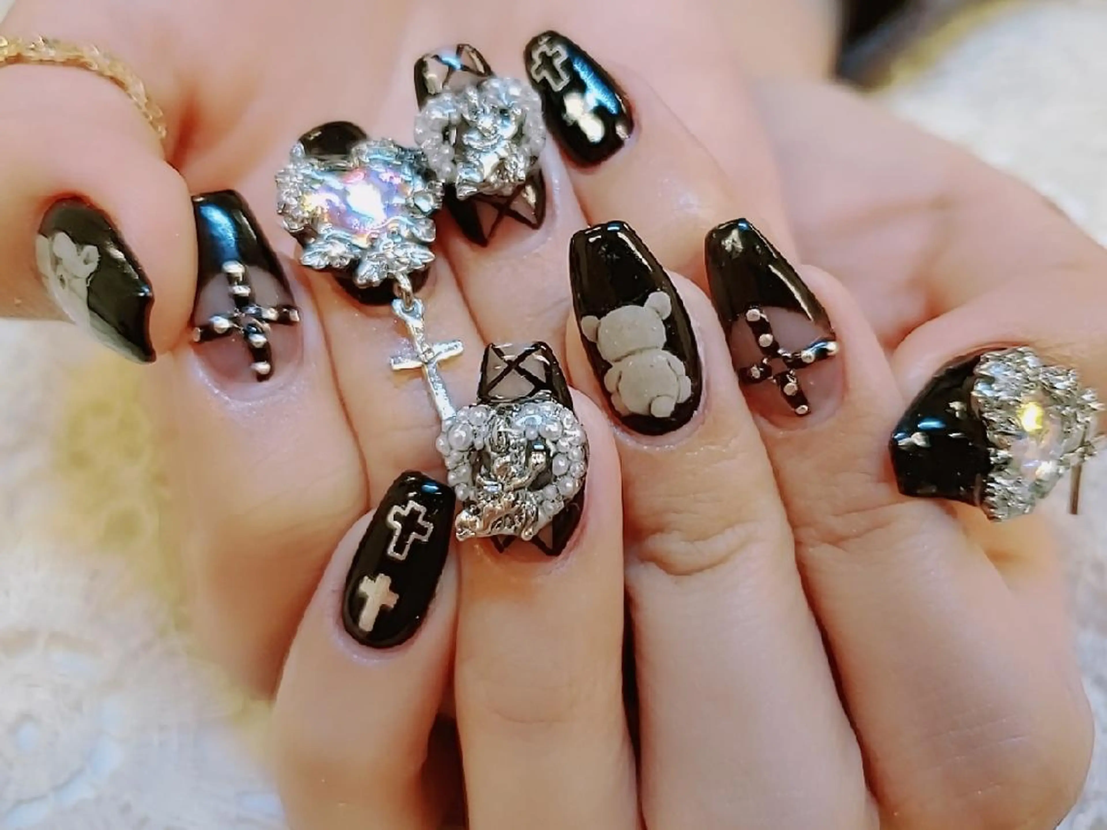 ロング カラー ネイル 持ち込み ハンドネイル mamo nailのネイルデザイン