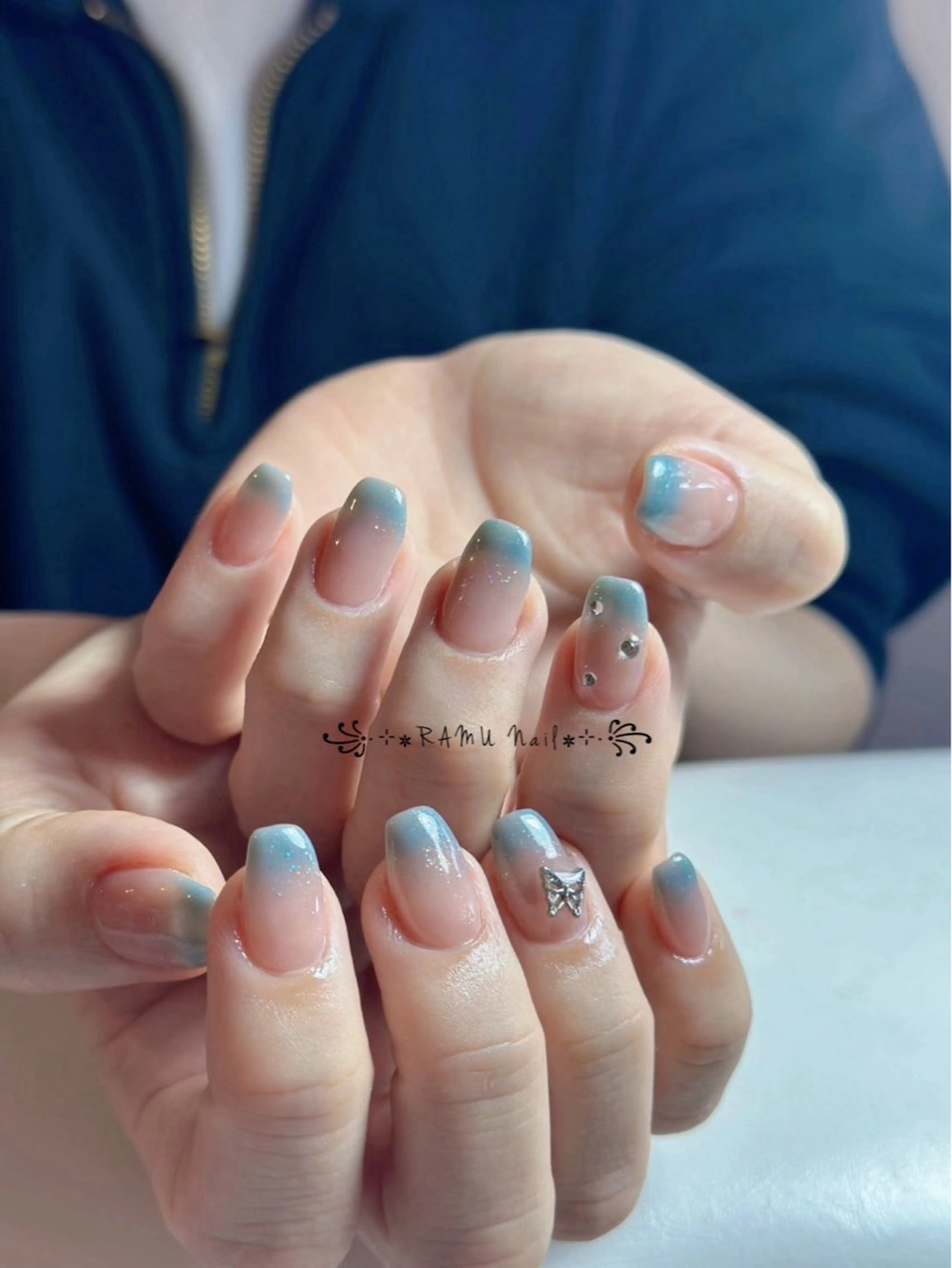 ネイル キラキラネイル マグネットネイル ミラーネイル ピンク 春ネイル ハンドネイル RAMU Nail 恵比寿店のネイルデザイン