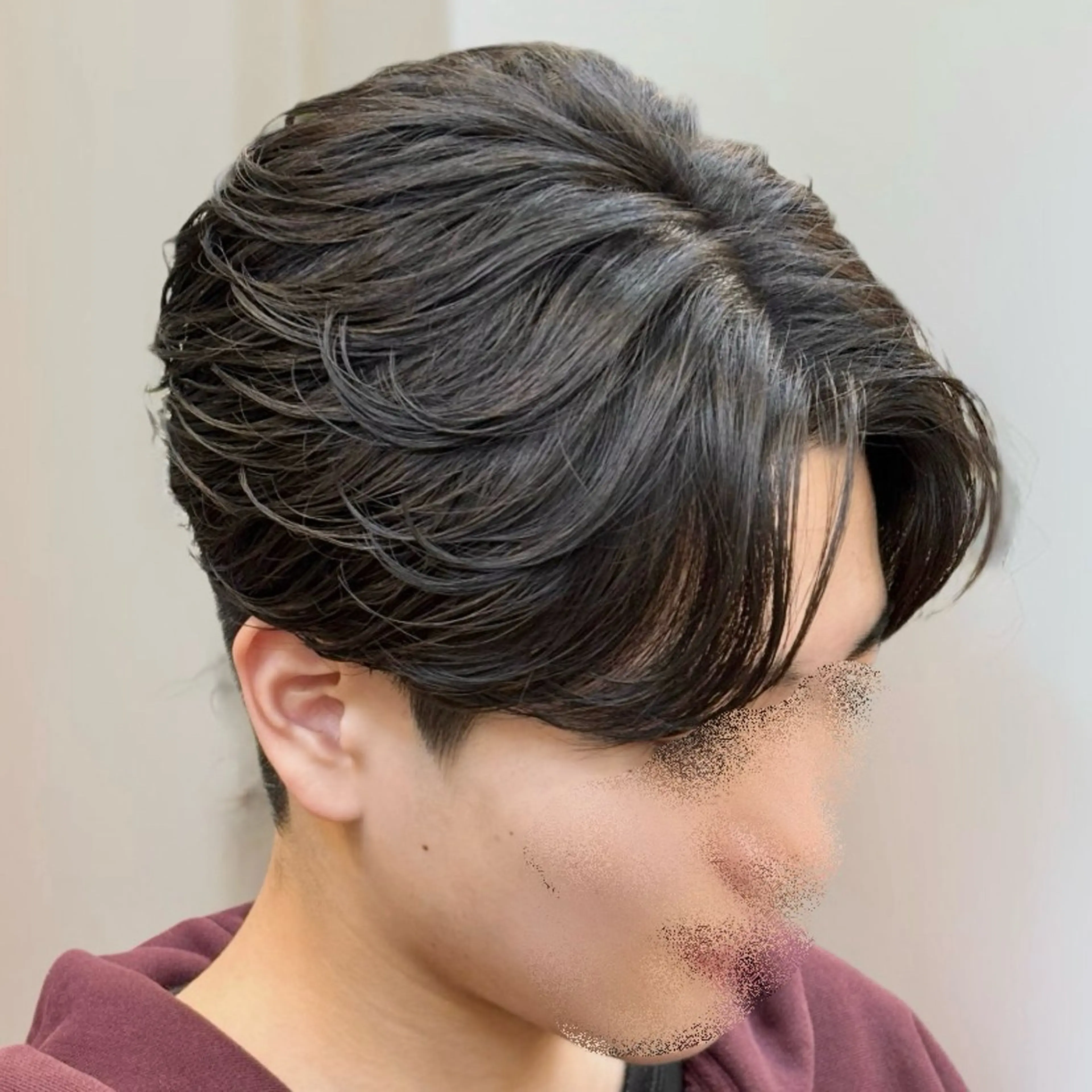 パーマ メンズ フェザーパーマ メンズパーマ カット パーマ Vicke所属・メンズ専門/韓国風 ❤️‍🔥吉野あいかのヘアスタイル