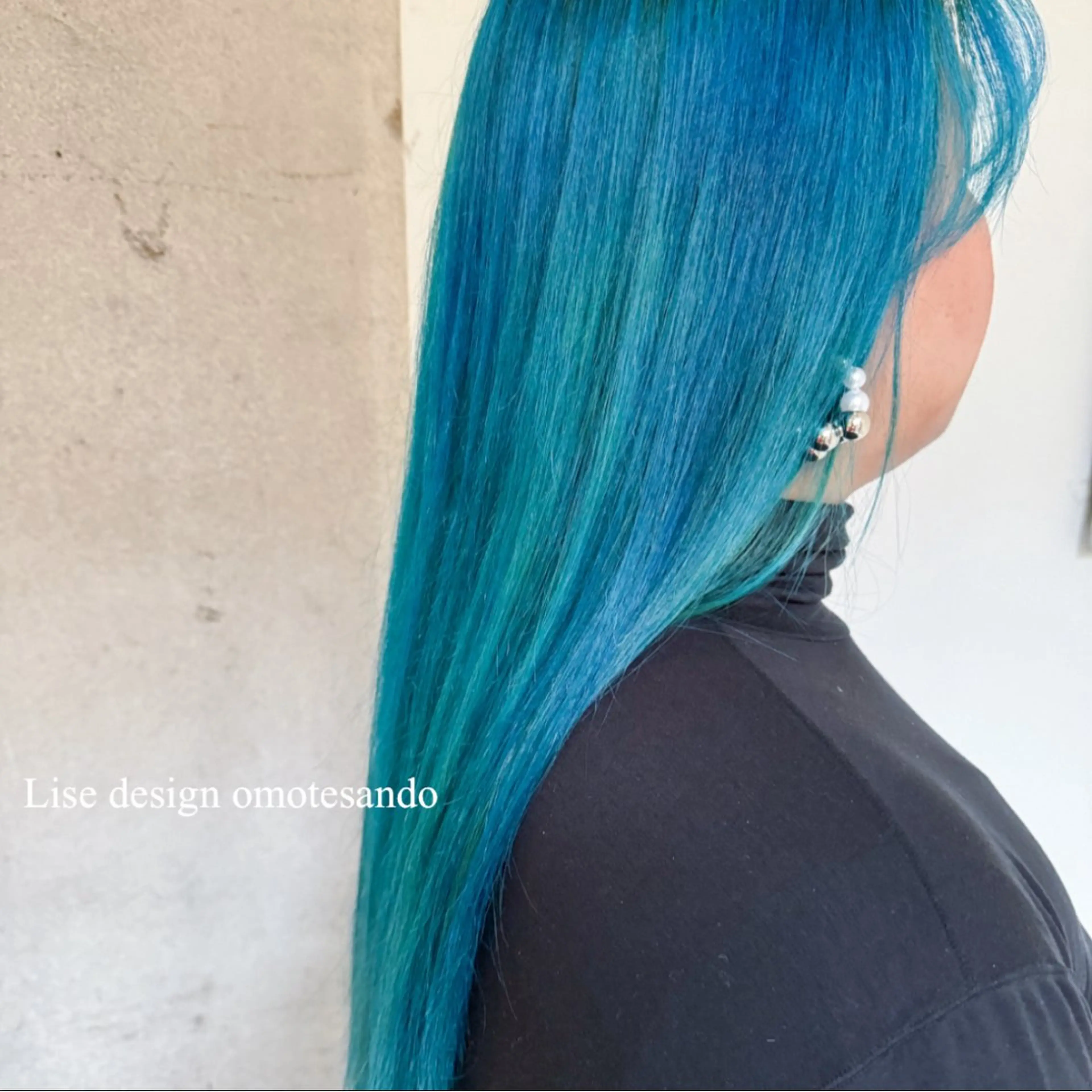 ロング カラー パーマ ヘアアレンジ メンズ カット ヘアカラー トリートメント 表参道Lise おおいしおりのヘアスタイル