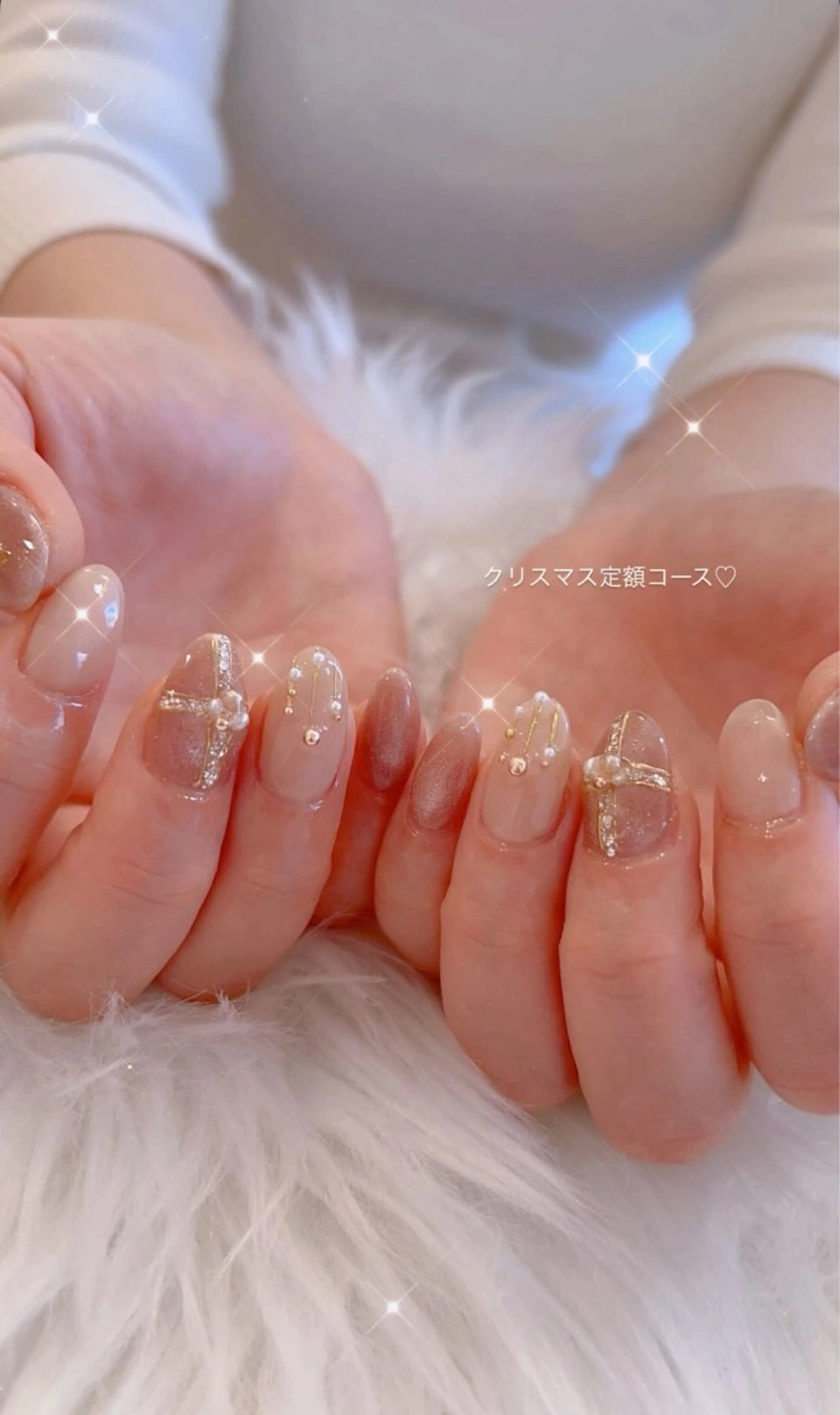 ネイル アートネイル 持ち込み バレンタイン ハンドネイル アイラブミーネイル MAMI指名のネイルデザイン