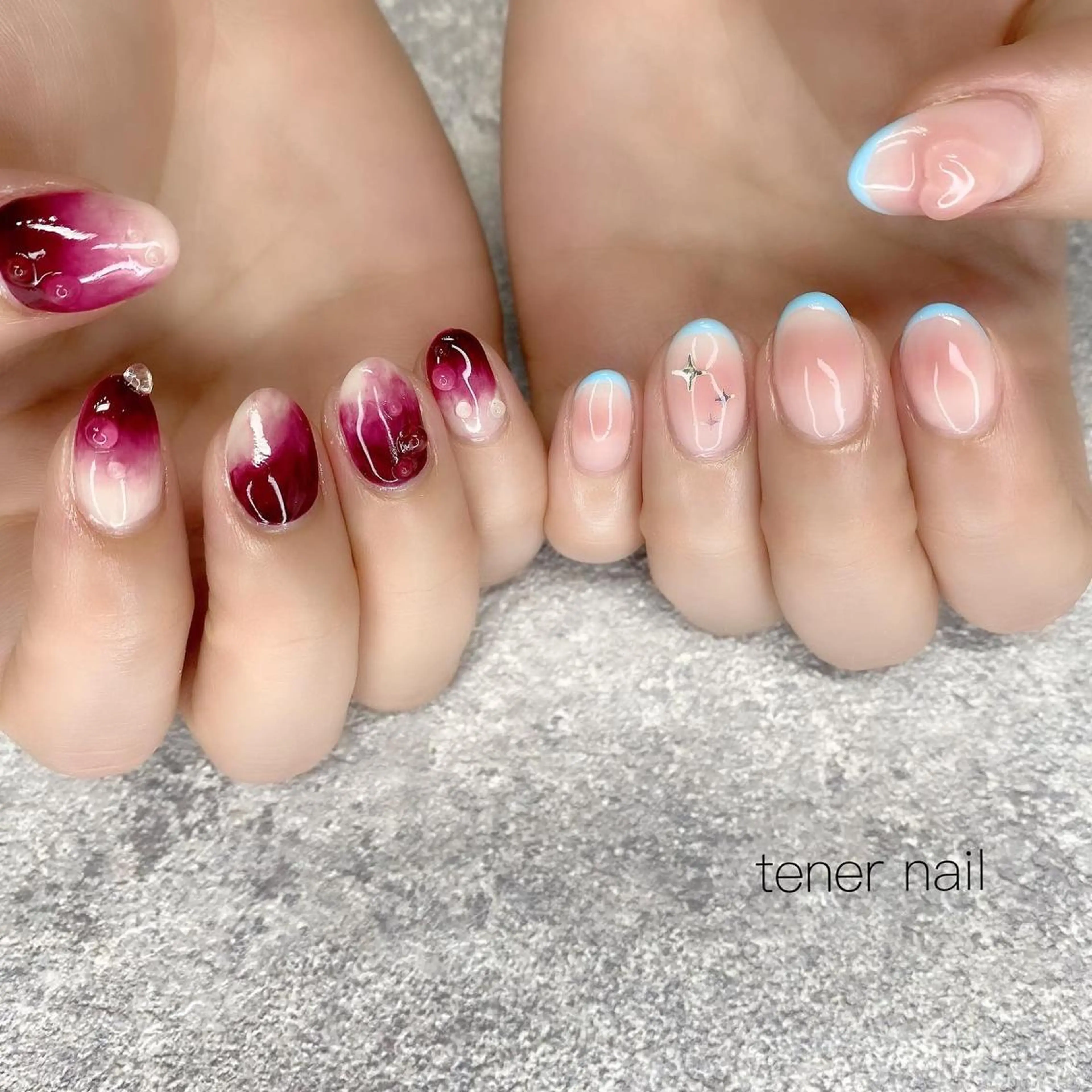 ネイル チークネイル テネルネイル tener nailのネイルデザイン