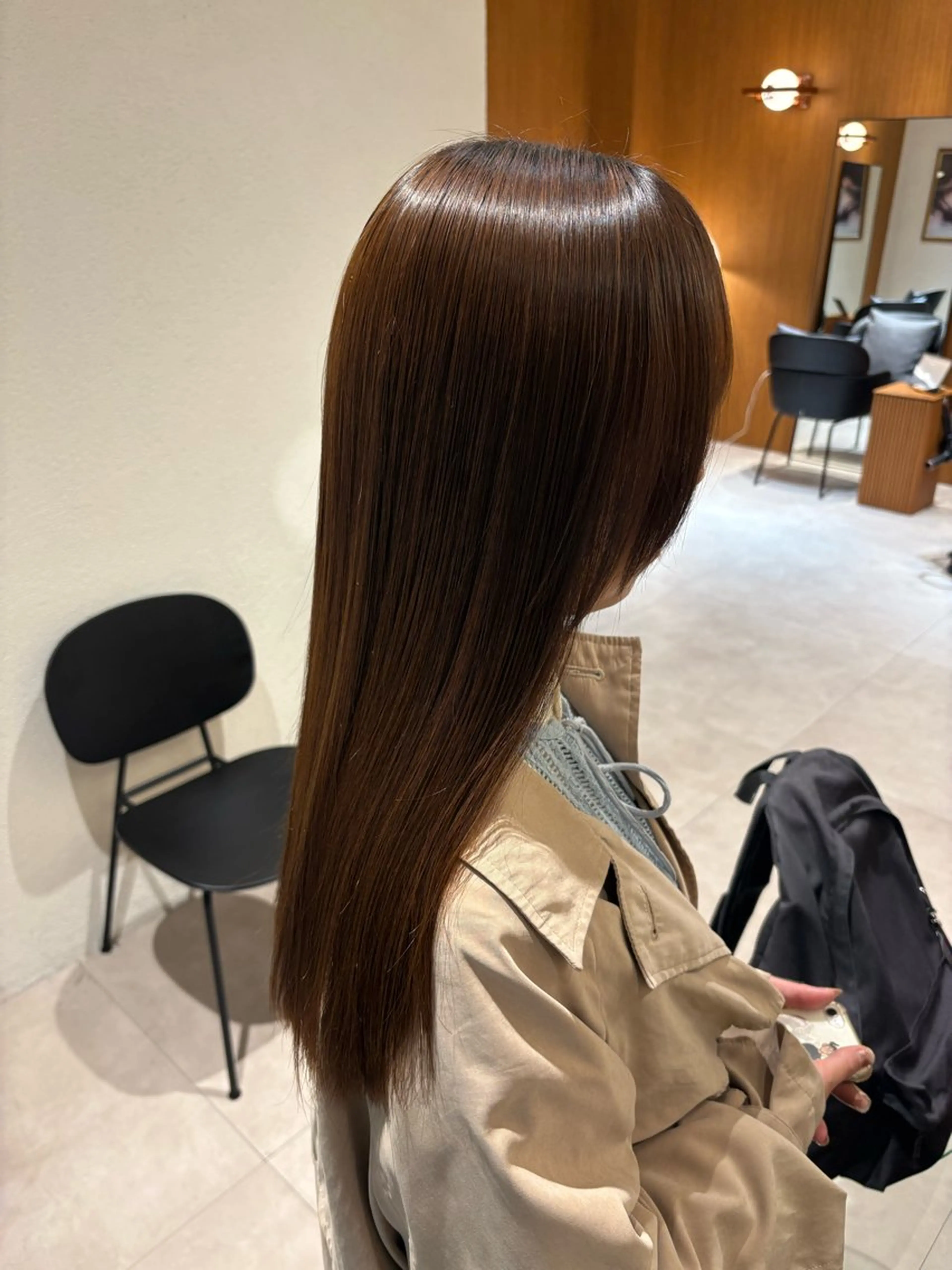 ロング パーマ 縮毛矯正 yiye shioriのヘアスタイル