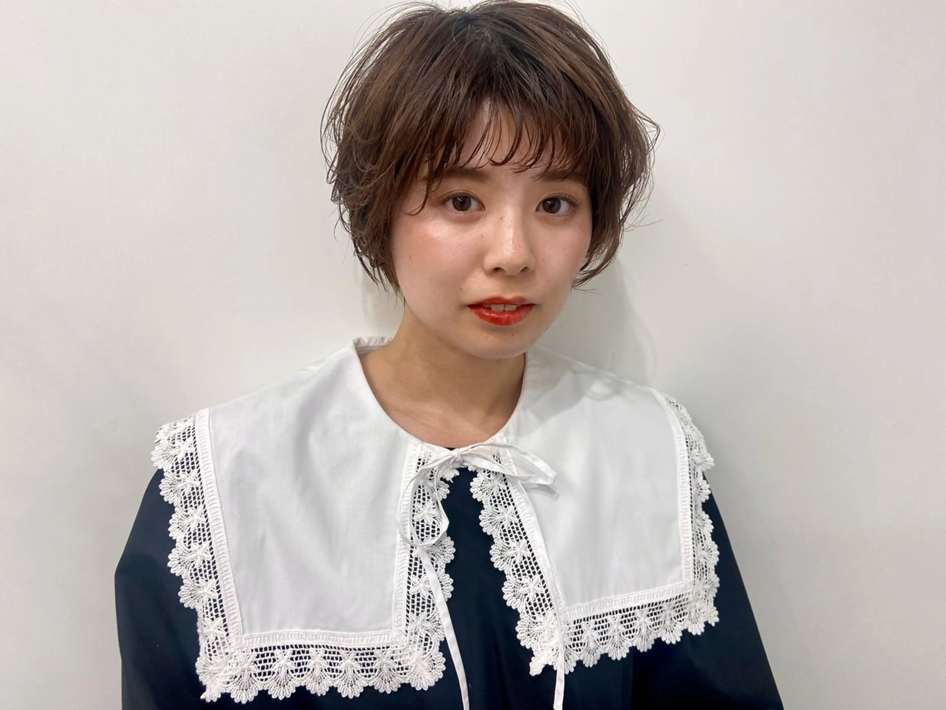 ショート カラー カット ITAKURA赤道 中山彩花のヘアスタイル