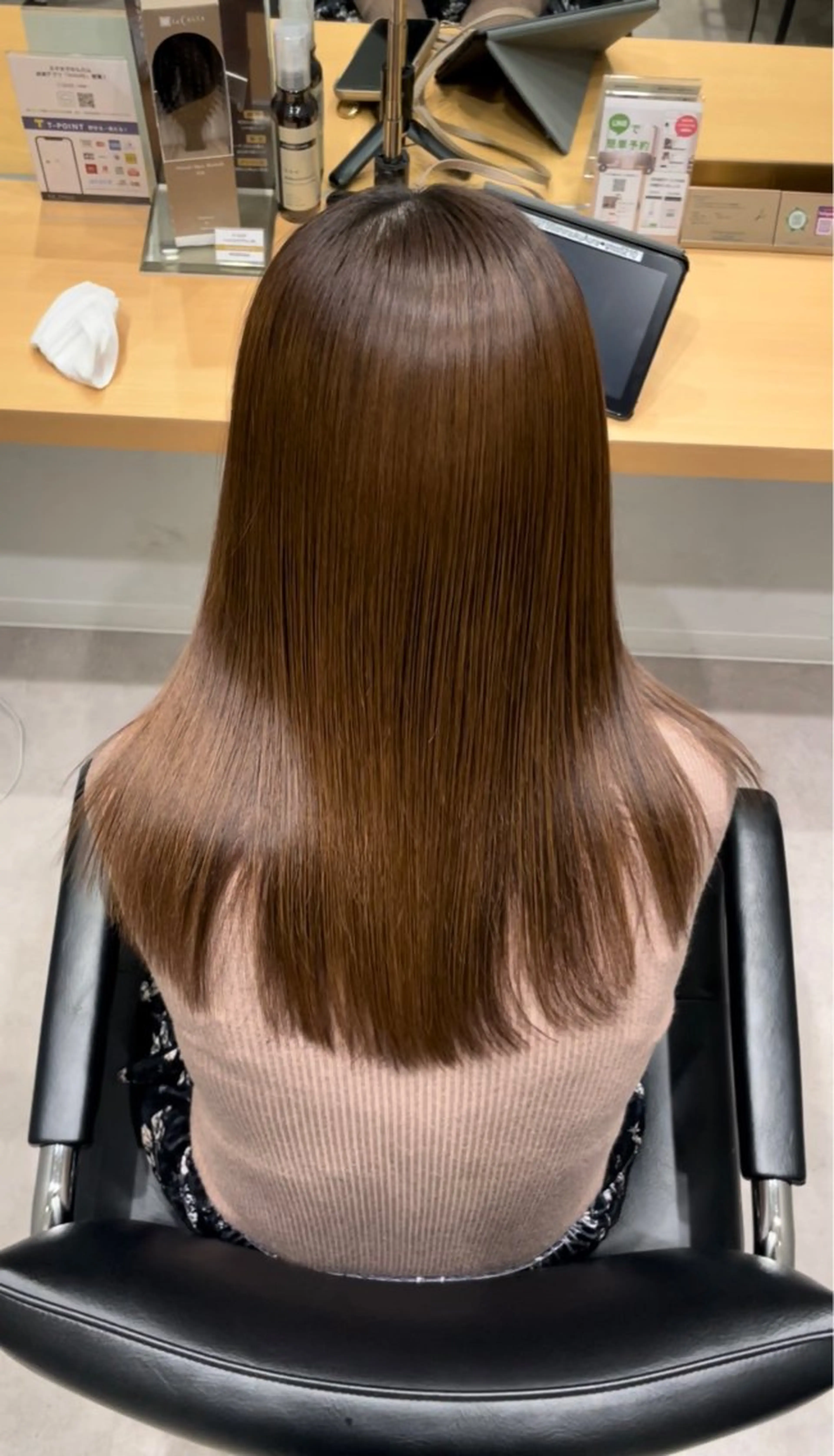 セミロング 髪質改善 トリートメント トリートメント ヘッドスパ 髪質改善ヘアケア 艶髪特化/上田のヘアスタイル