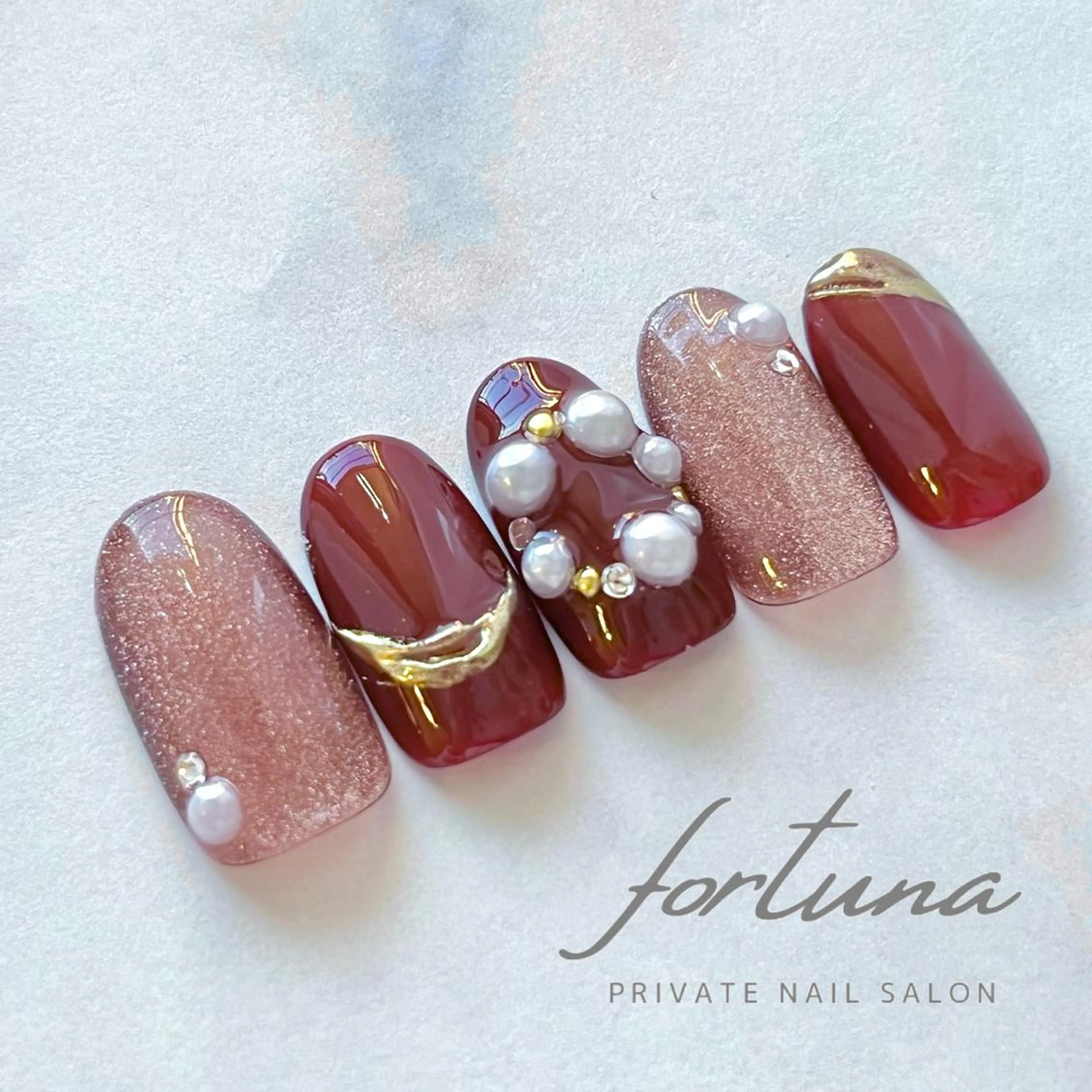 ネイル 冬ネイル クリスマス fortuna 武藤裕美のネイルデザイン