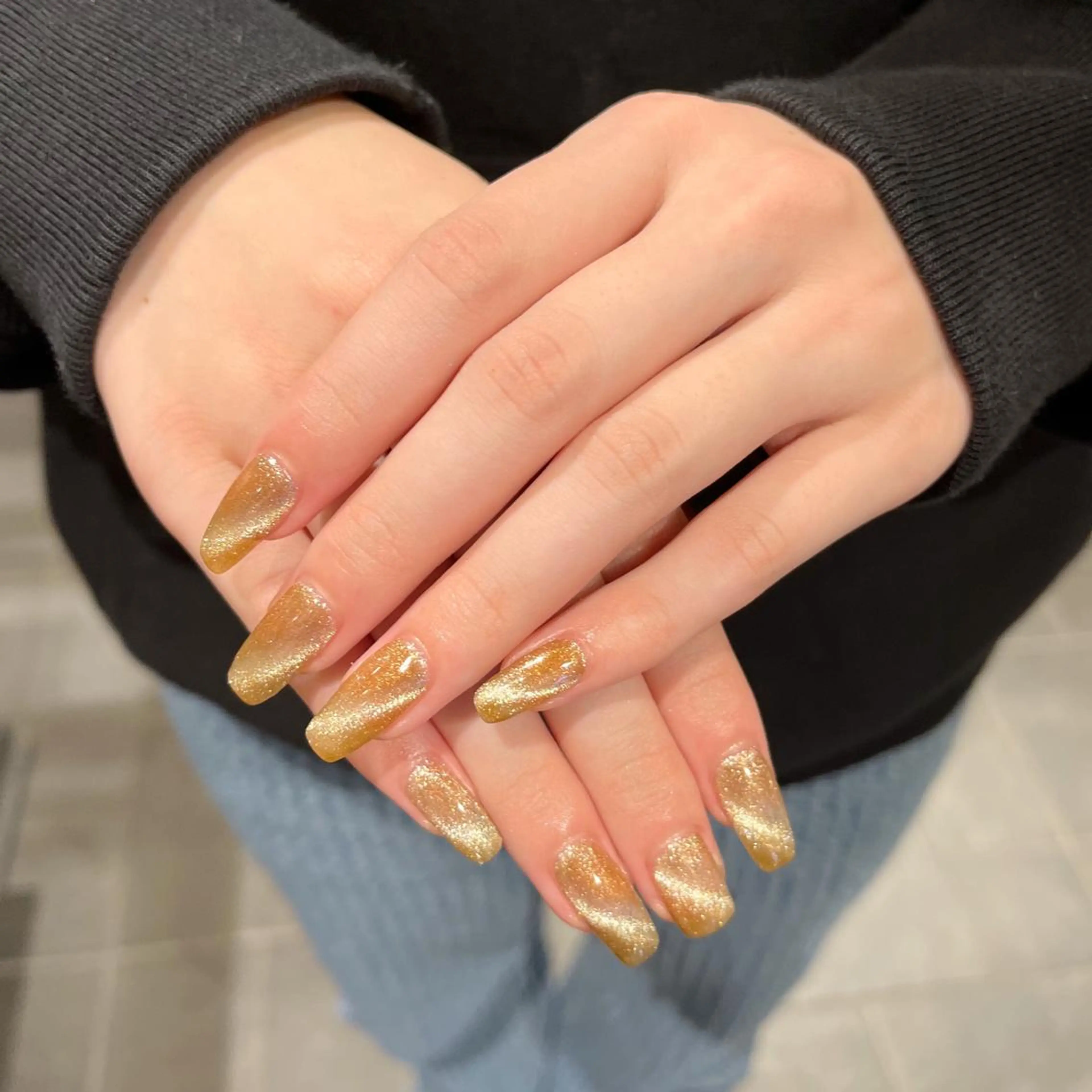 ネイル ジェルネイル マグネットネイル パラジェル ハンドネイル 鈴木 里奈のネイルデザイン