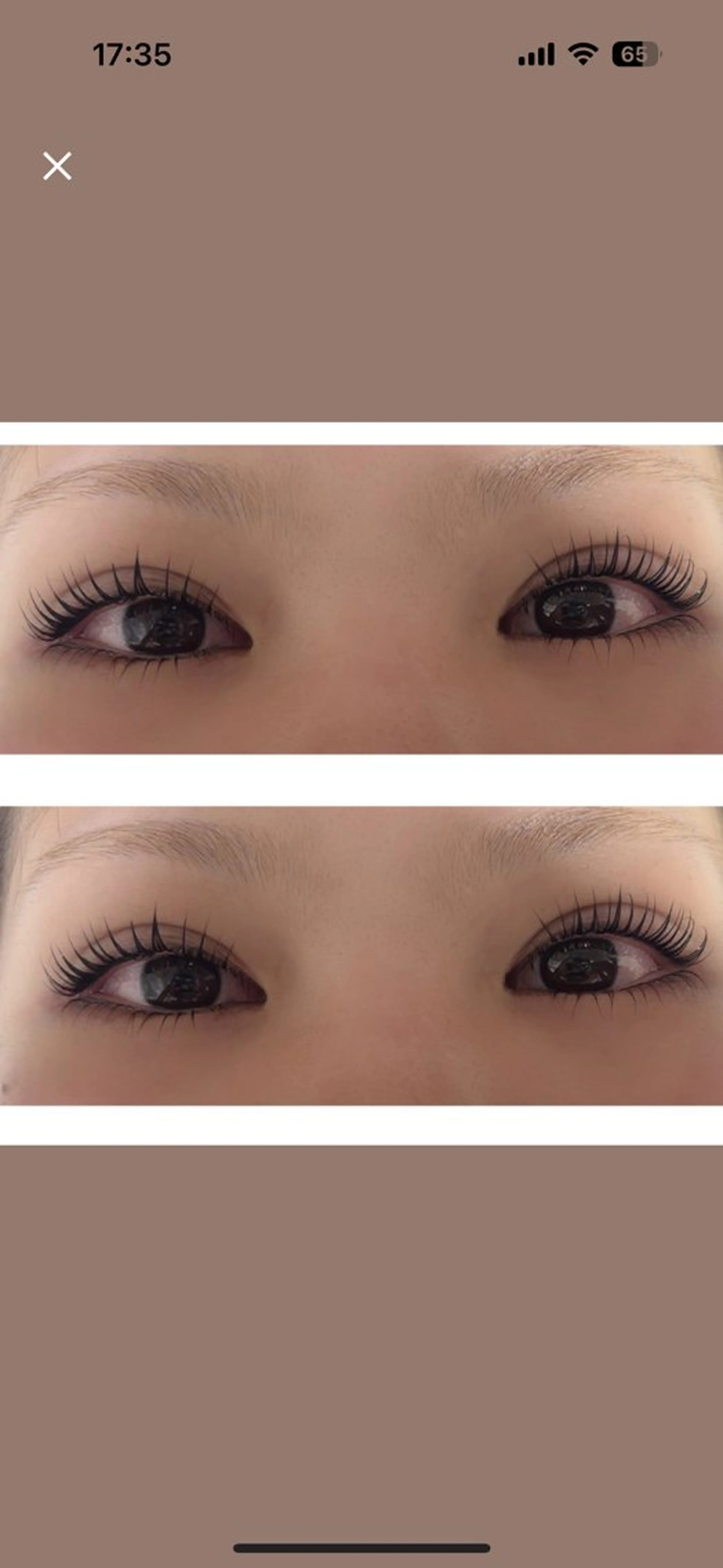 まつ毛パーマ上下のモデル募集しております！！の写真