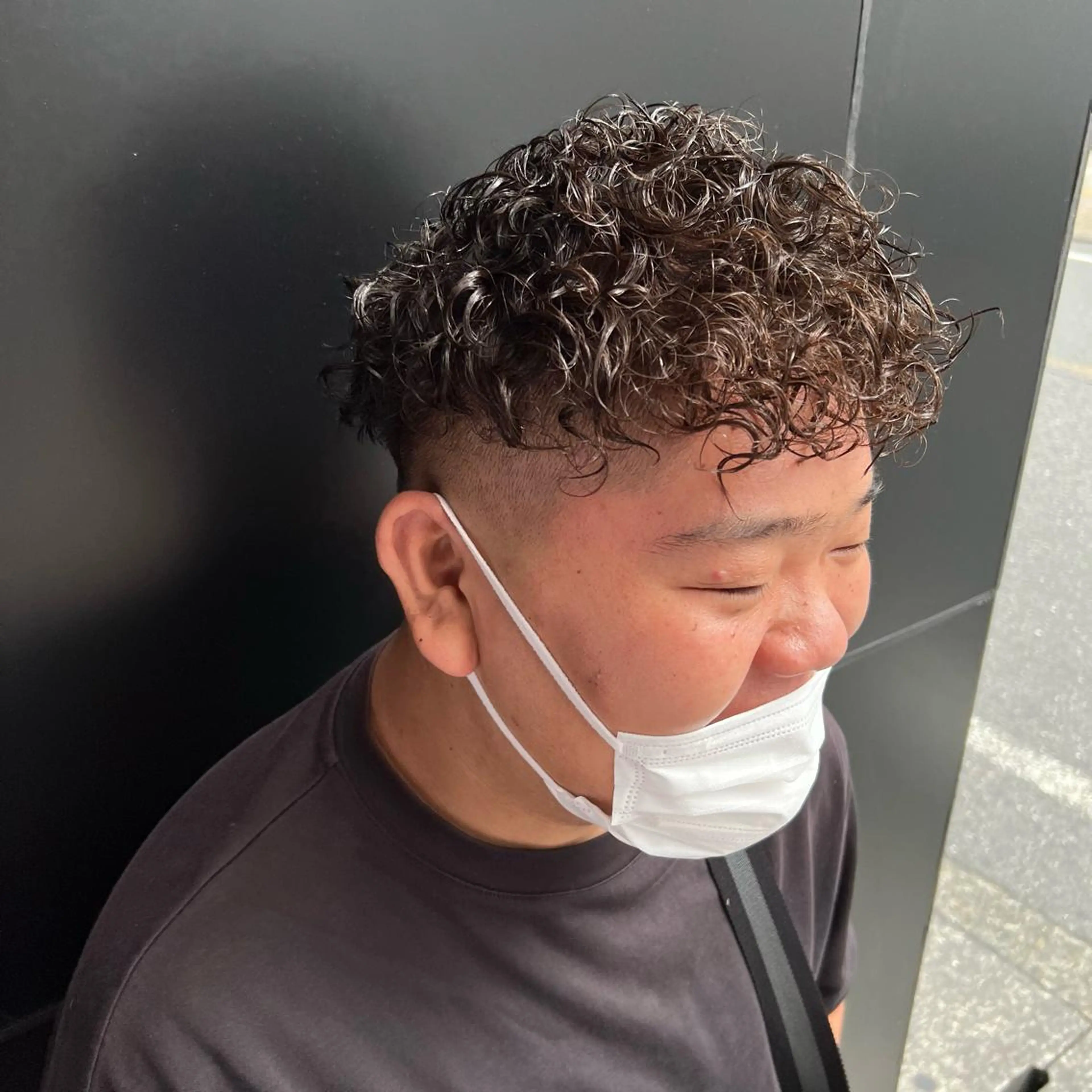ショート パーマ 豊崎 佑輔のヘアスタイル