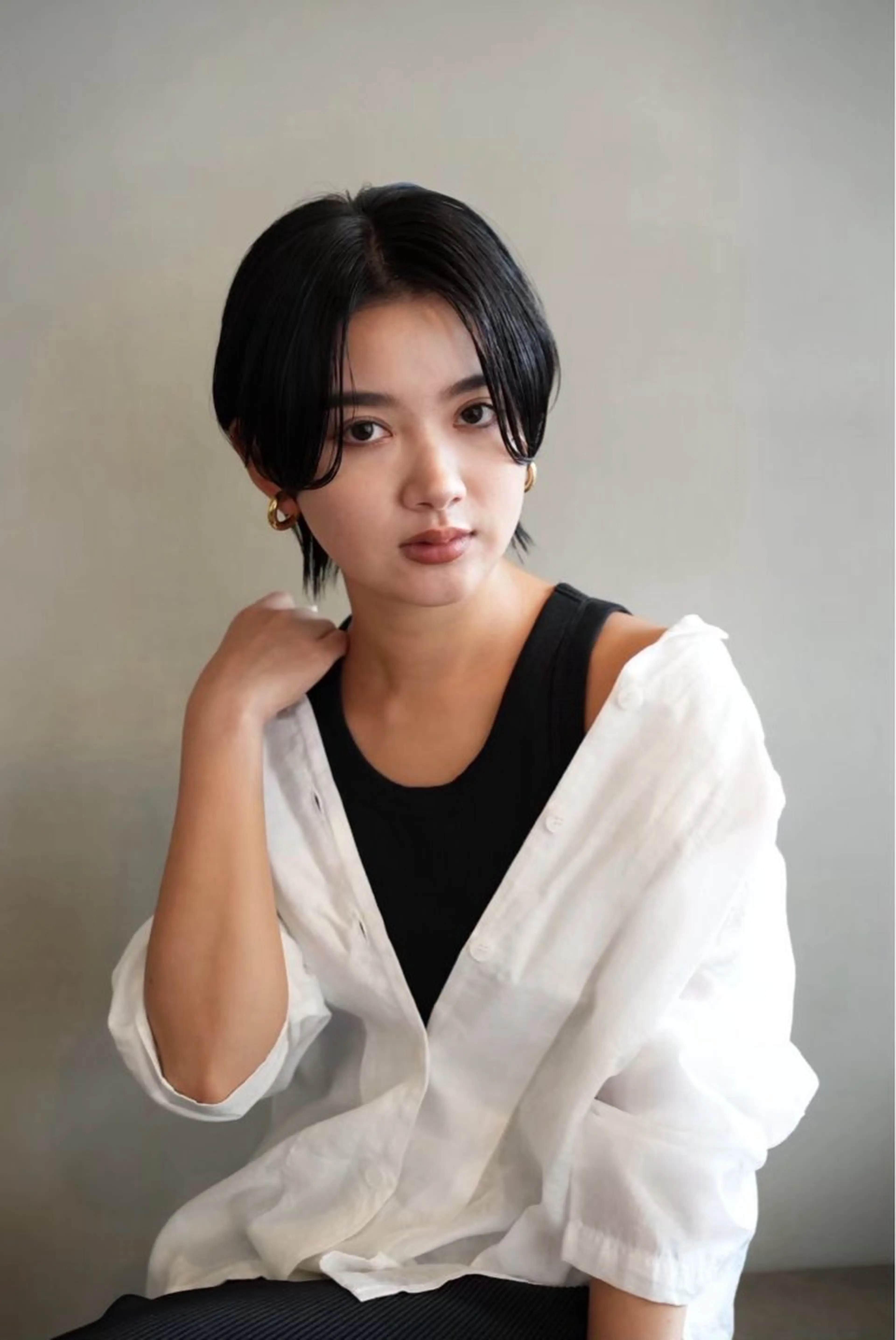 ショート カラー 加賀 千聖 /soigneのヘアスタイル