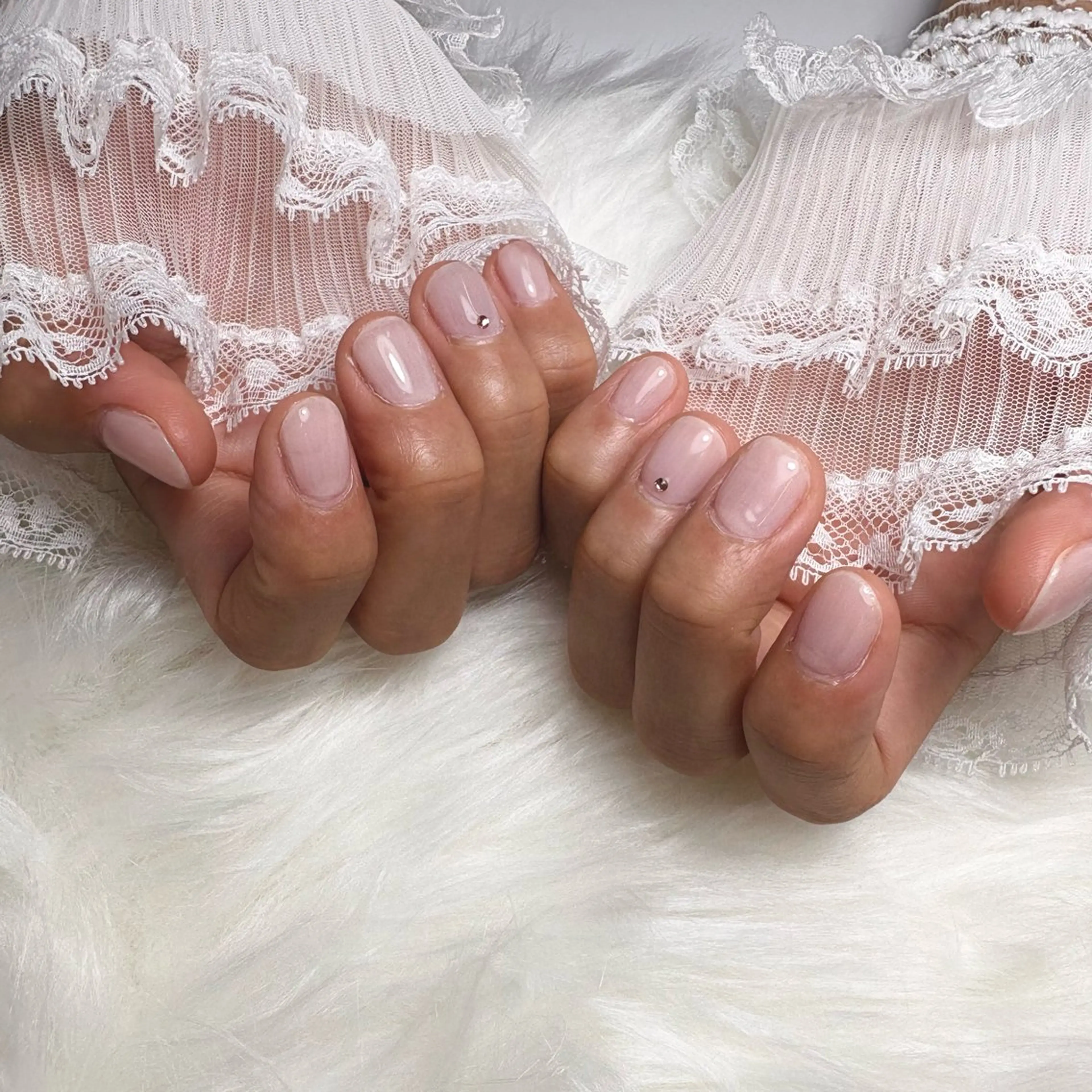 ネイル ストーンネイル bel fiore 🌟Jr.ネイリストのネイルデザイン