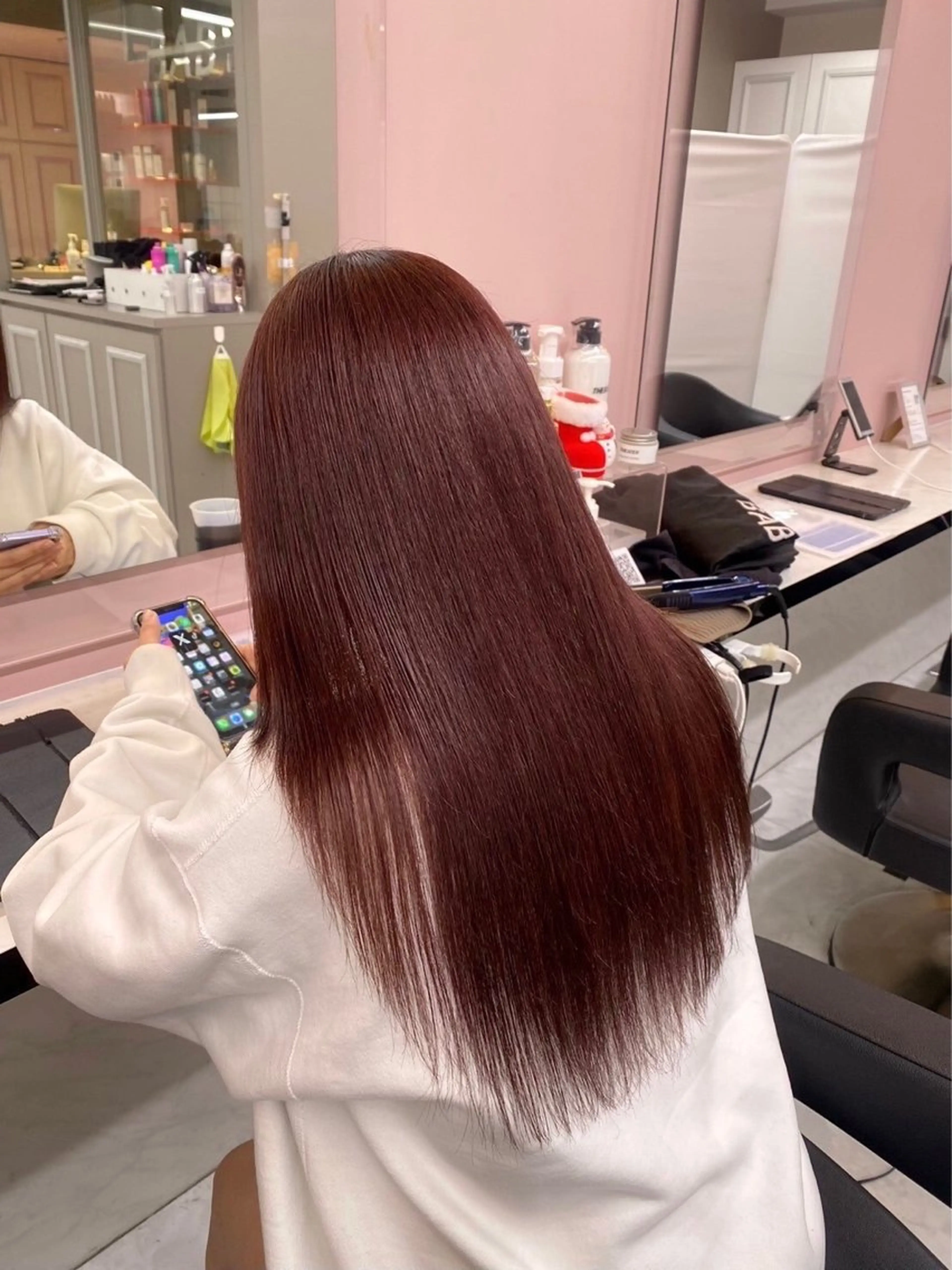 ロング カラー みう/仙台/暖色/ 艶髪/顔周りカット/のヘアスタイル