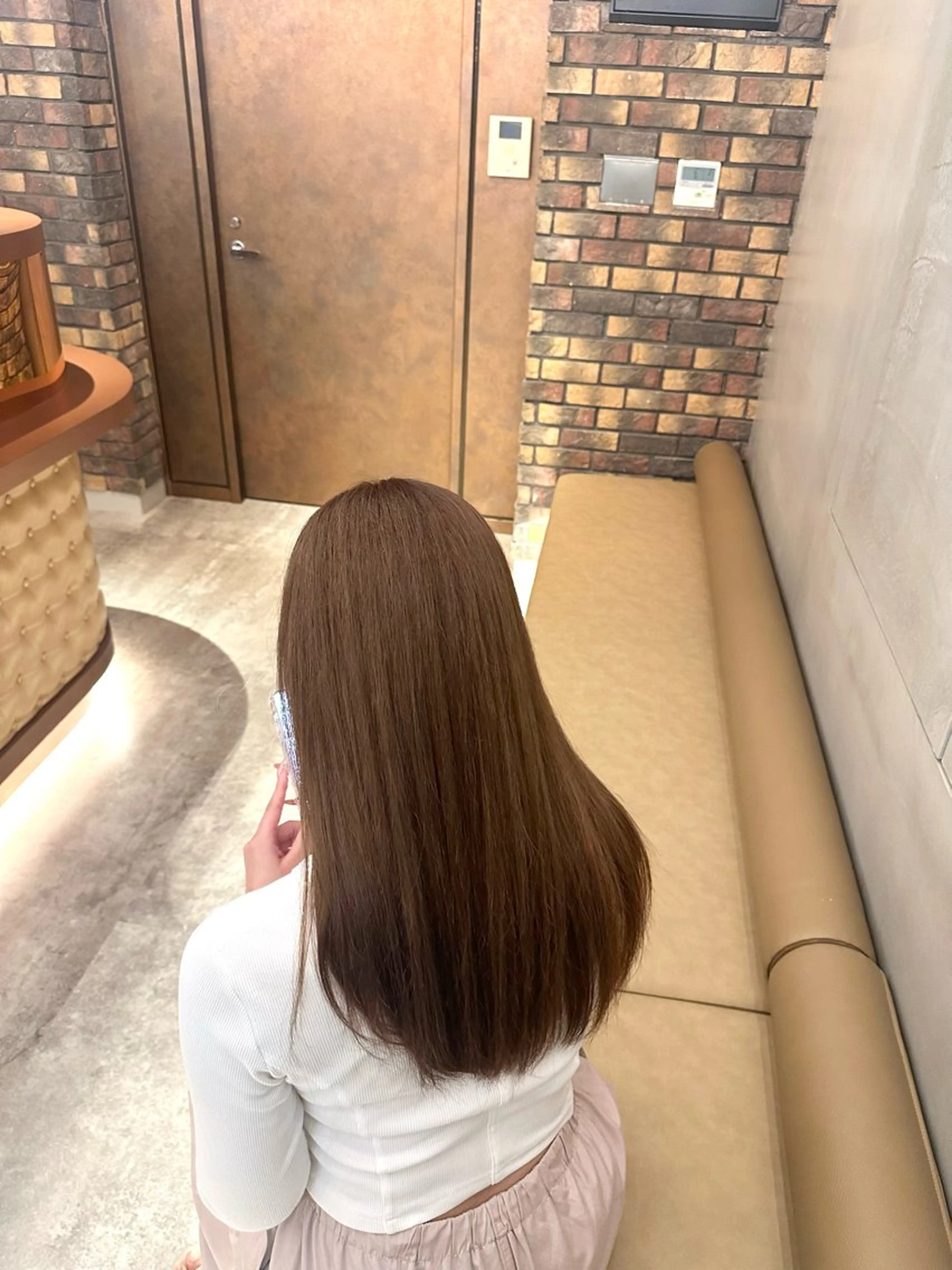 ロング 💚銀座/ボブ /縮毛矯正/芦川💚のヘアスタイル