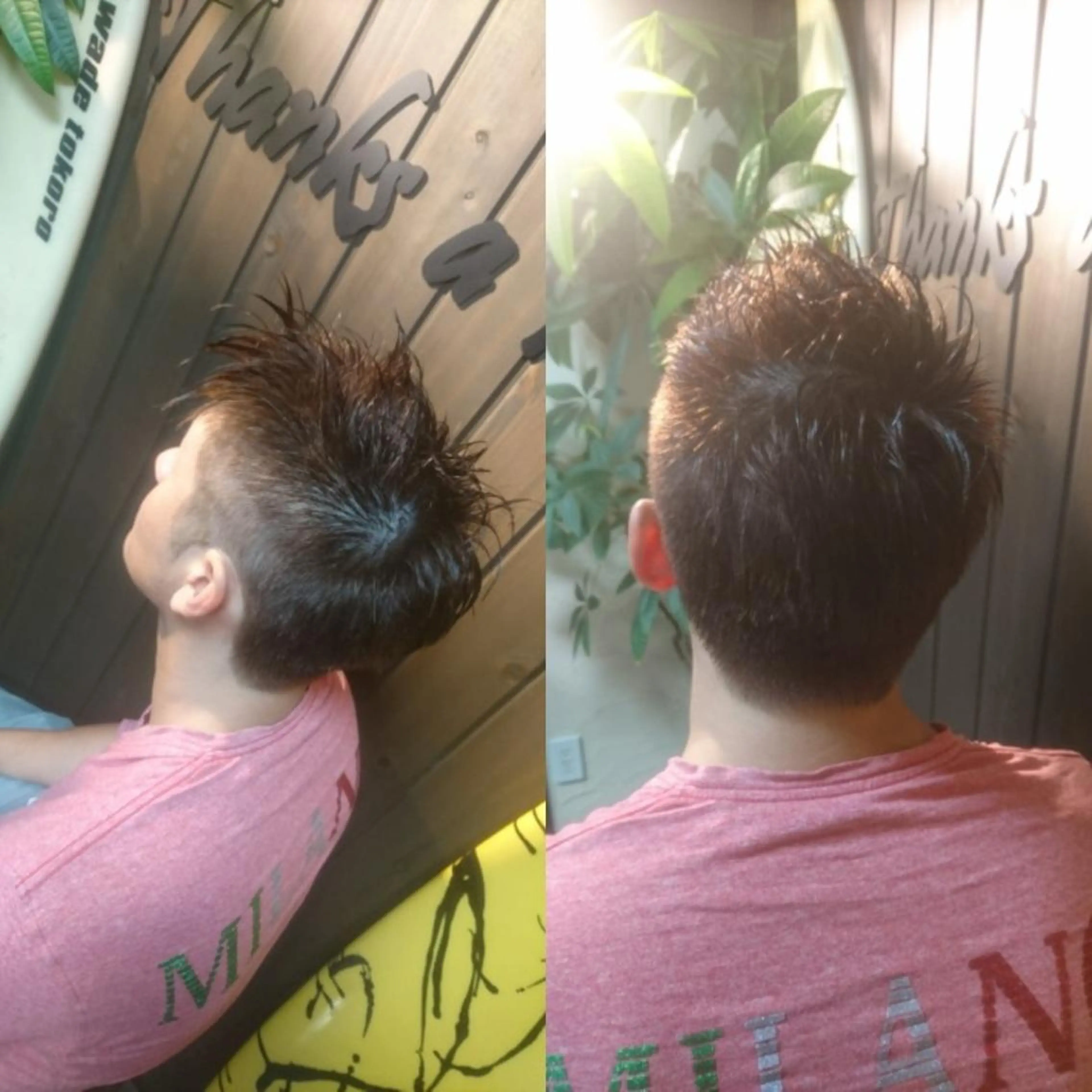 メンズ カラー カット 岡林 選のヘアスタイル