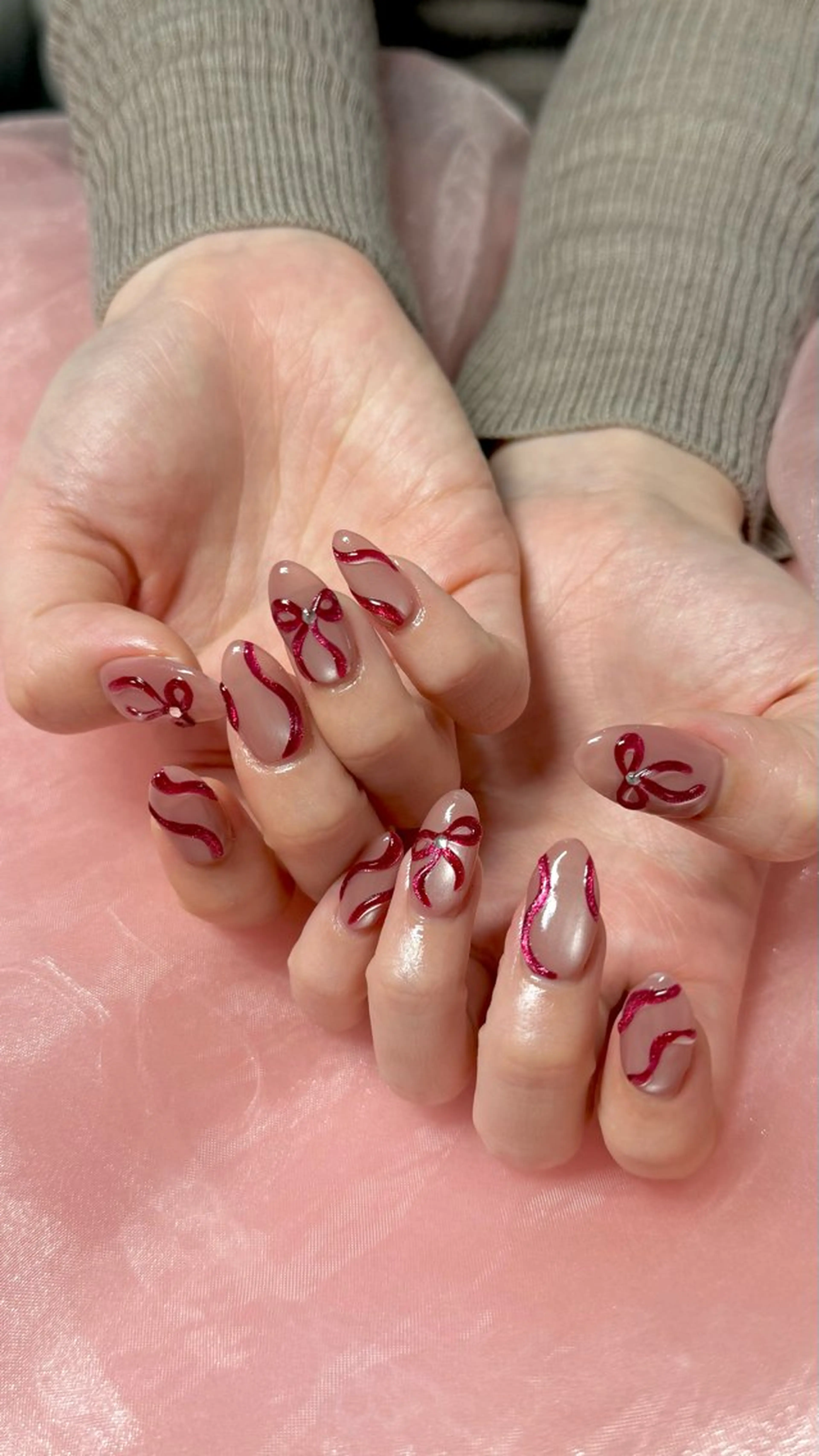 ネイル 長さ出し ハンドネイル RUMI nailのネイルデザイン