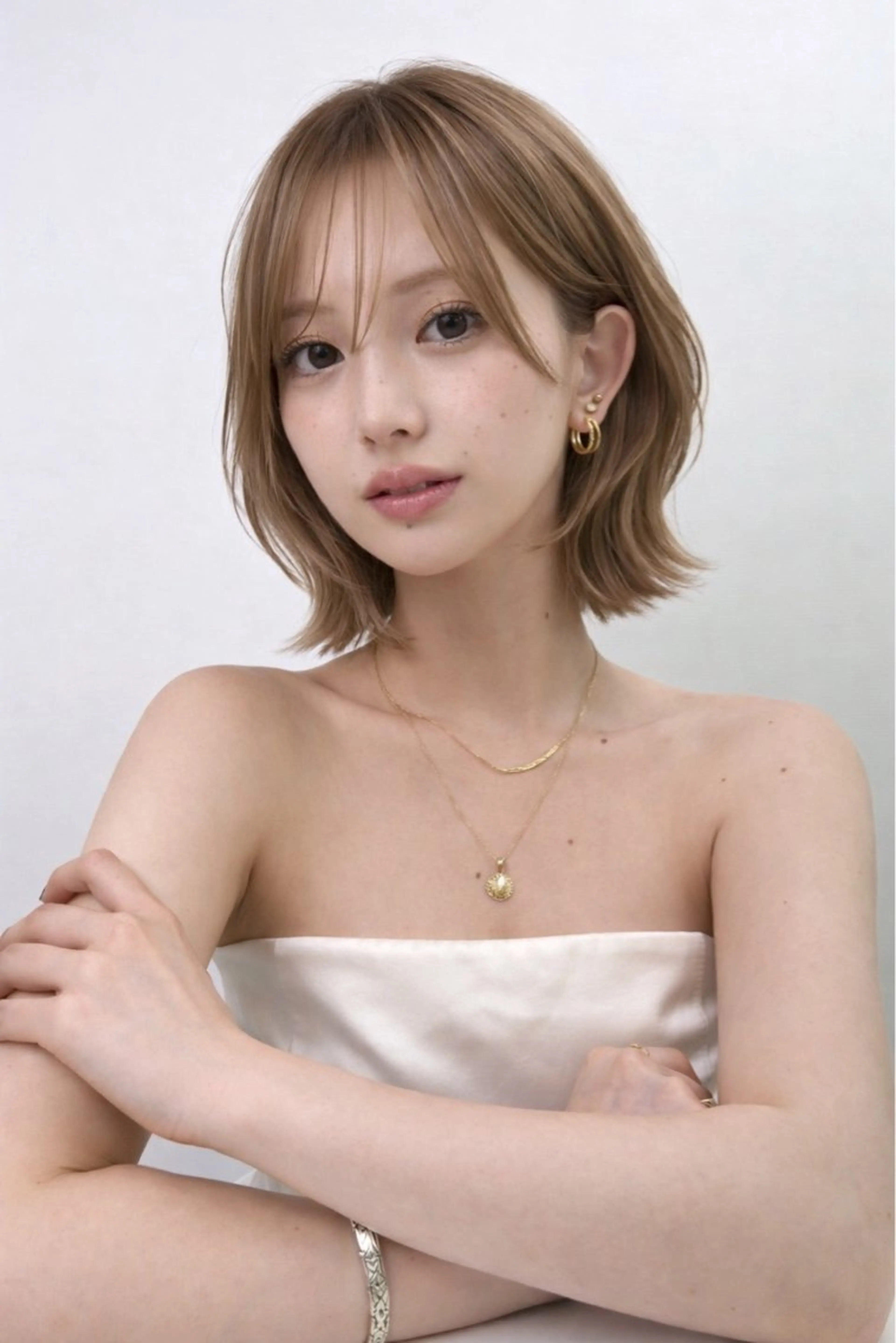 ショート ショートボブ ボブ くびれヘア ショートヘア カット ヘアカラー トリートメント ヘアセット LAS 代表 ナガカワ コウヘイのヘアスタイル