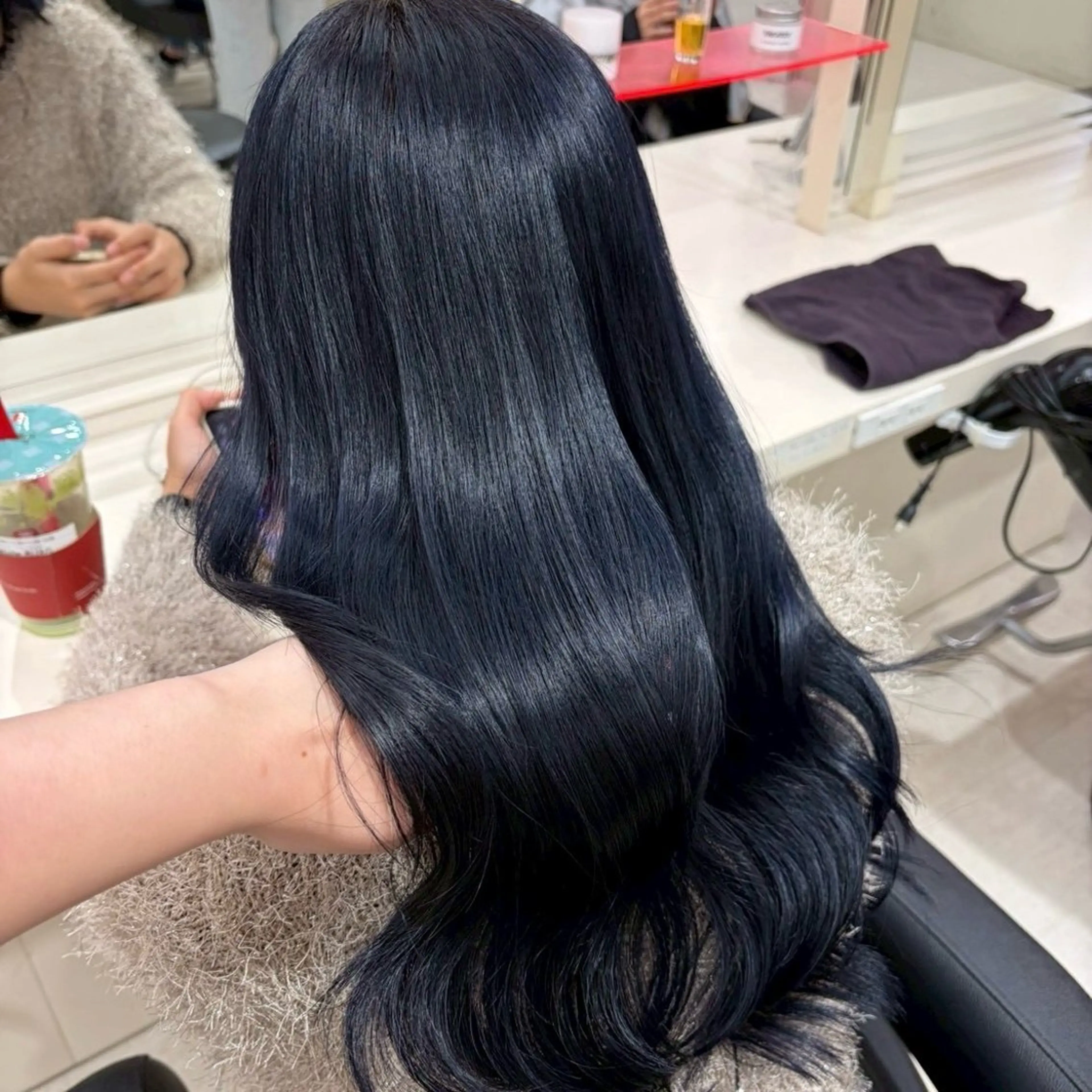 ロング カラー ヘアアレンジ メンズ ヘアカラー トリートメント さくら🍒 暖色カラー/髪質改善のヘアスタイル