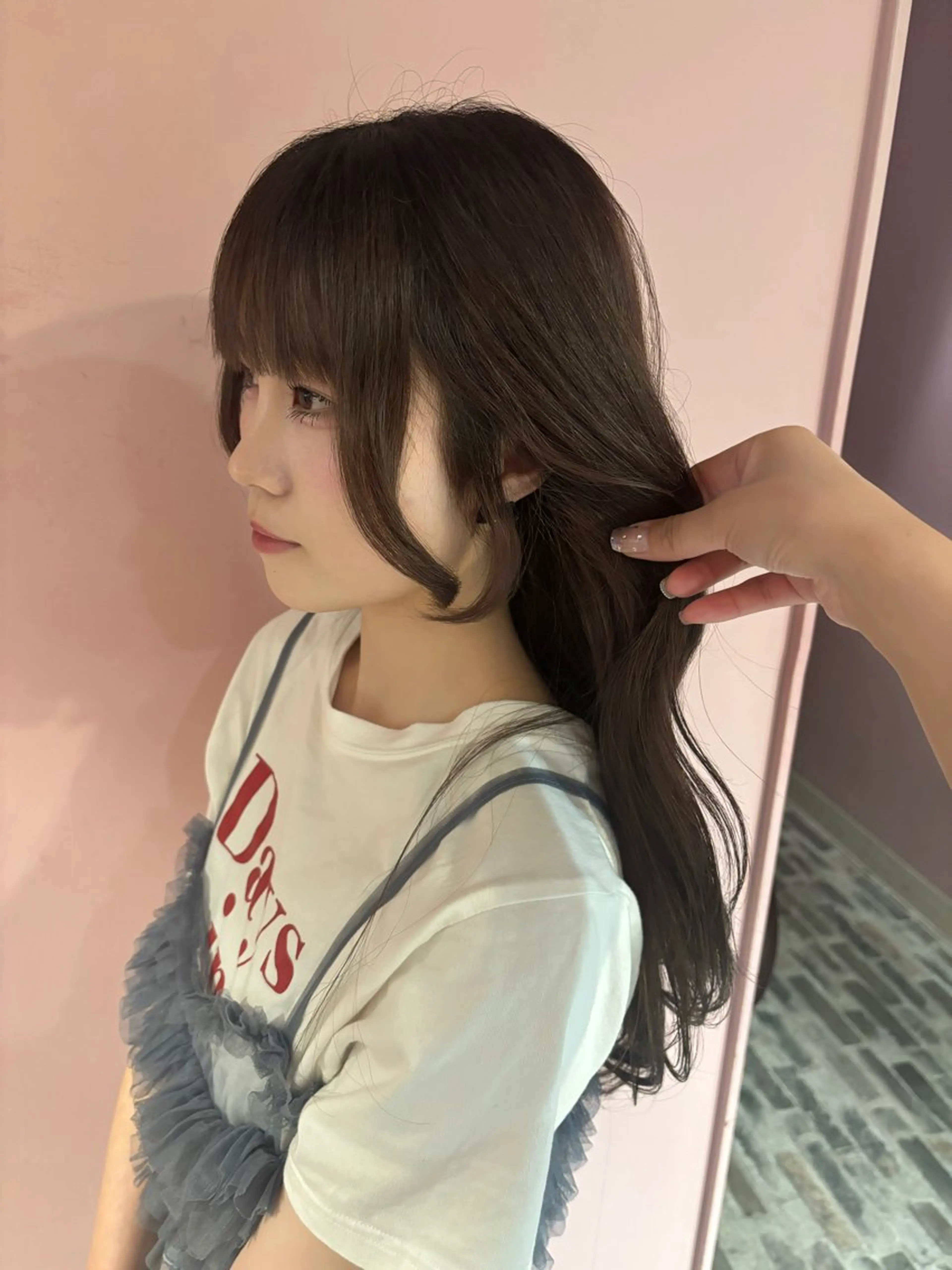 ロング 顔周りカット 似合わせカット 名古屋美容師 Reira🎀のヘアスタイル