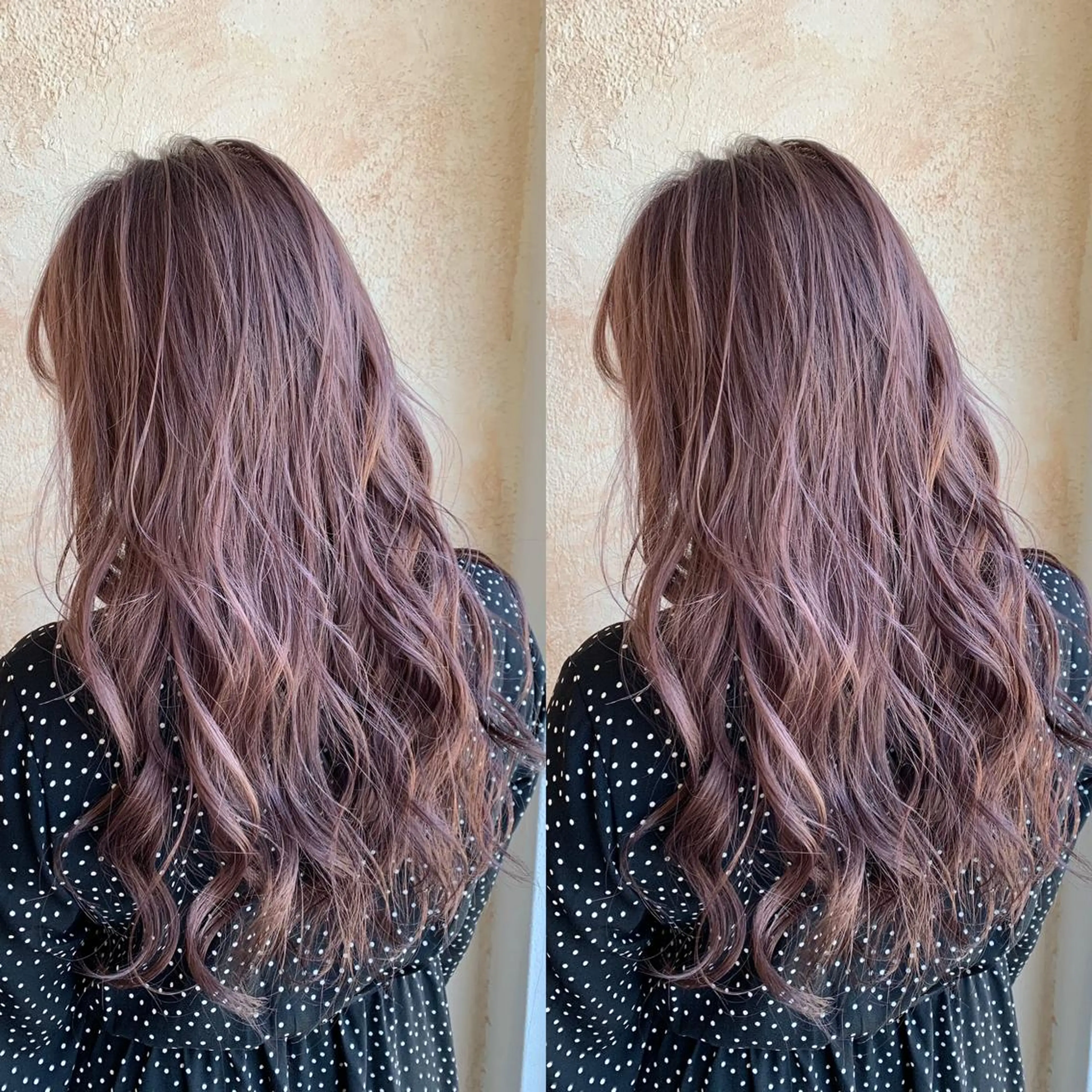 カラー ラベンダーカラー ピンクカラー ピンクラベンダー ヘアカラー 水戸/ブリーチカラー ♠️♠️會澤遼真のヘアスタイル