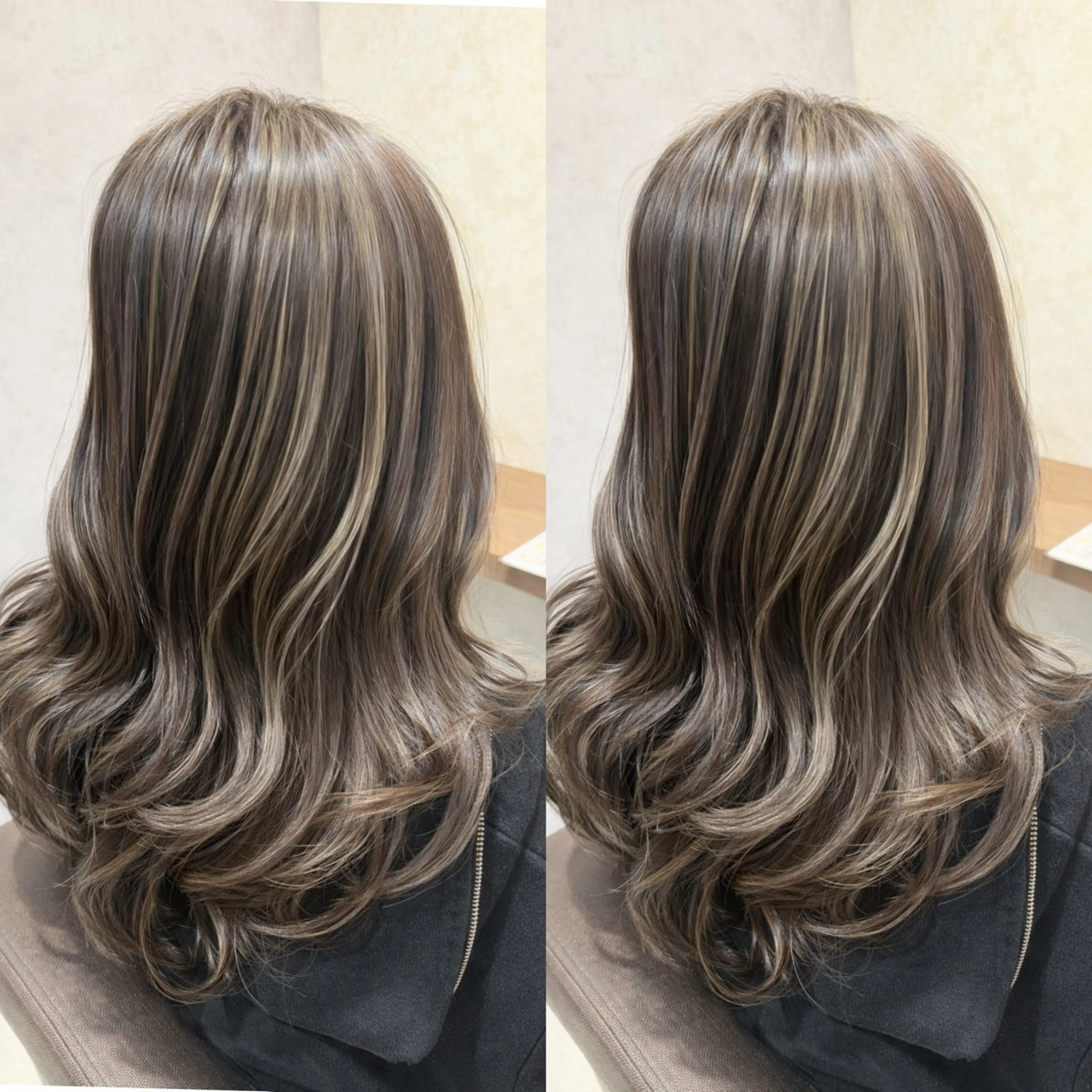 セミロング ハイライト 髪質改善 🆕TRUTH千葉店 店長Yuのヘアスタイル