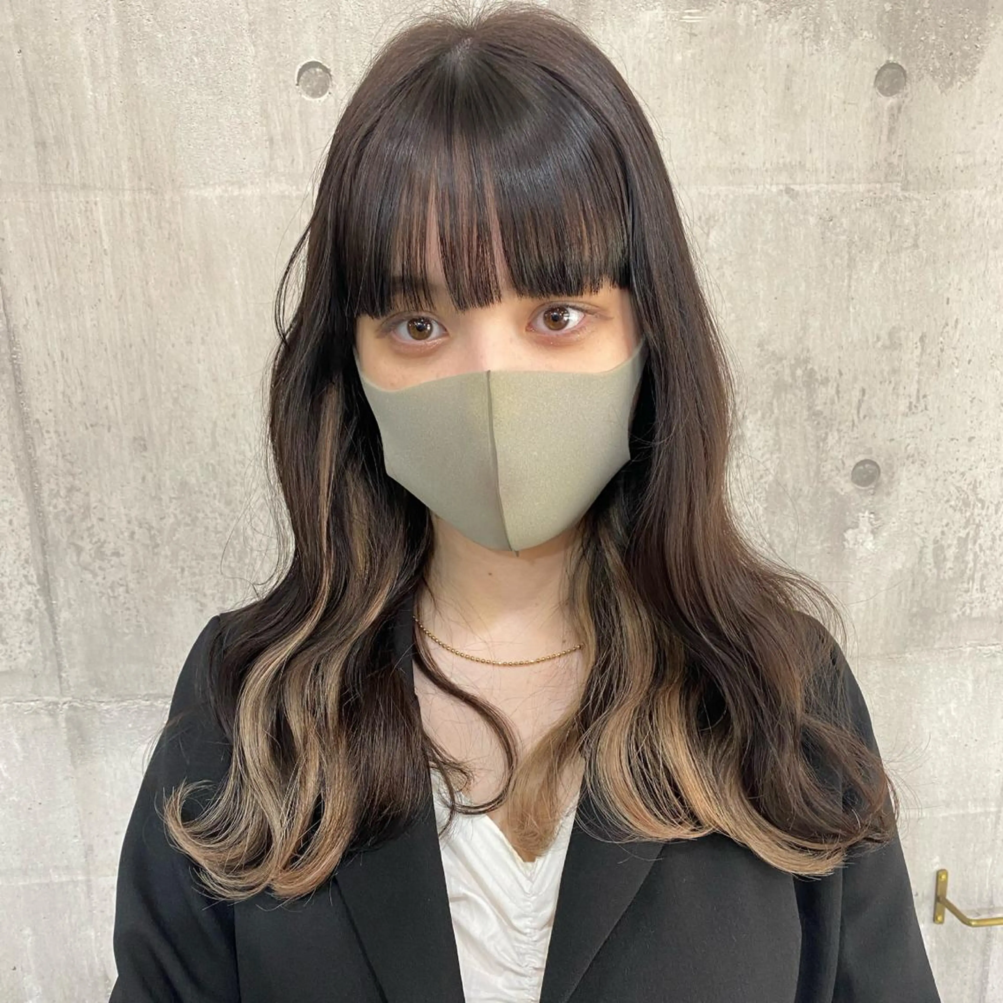 ミディアム シールエクステ エクステ SHURI❤️‍🔥 中/韓mix ♡のヘアスタイル