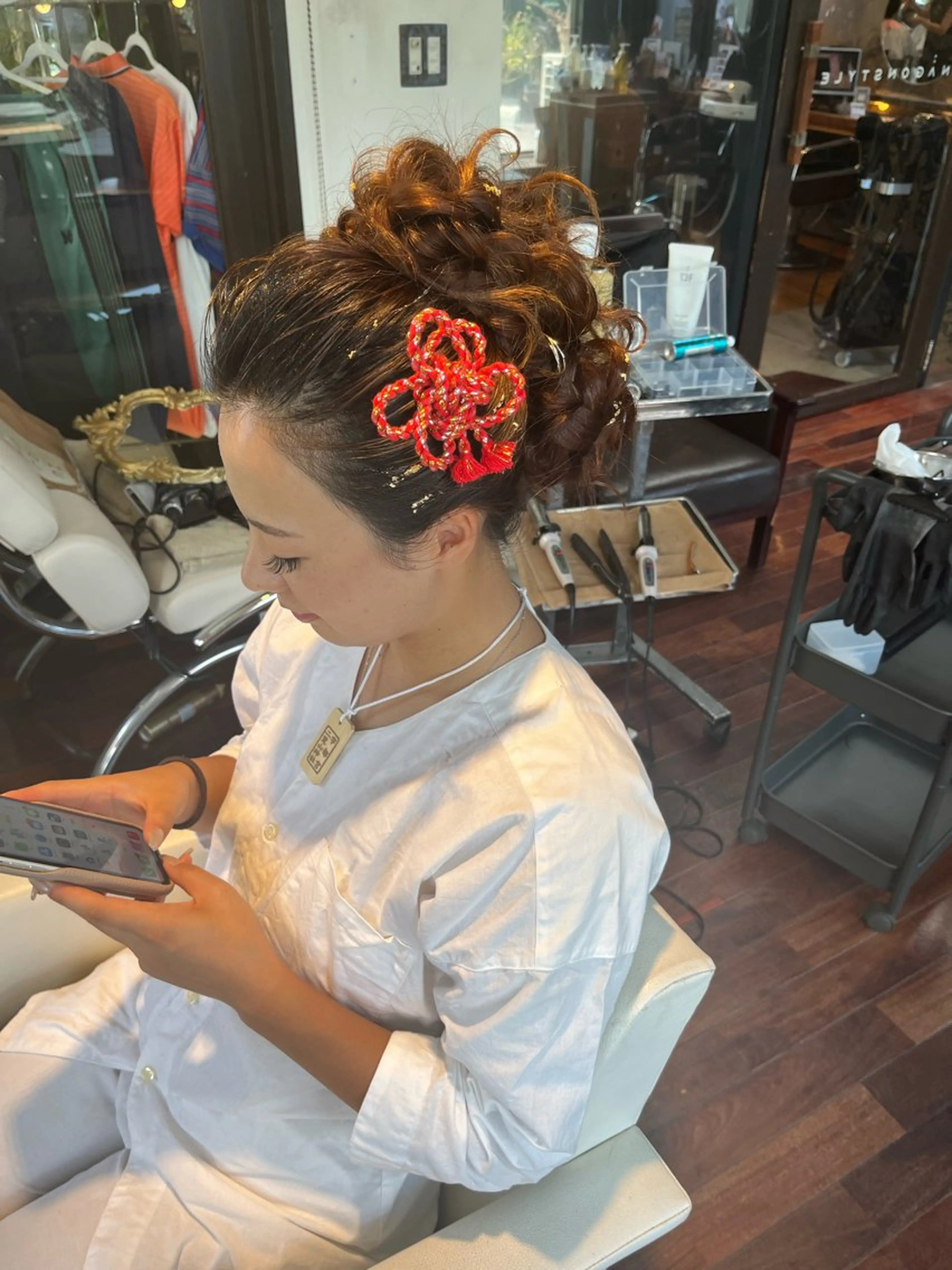 ヘアアレンジ ヘアセット NAGONSTYLE 田村　莉生のヘアスタイル