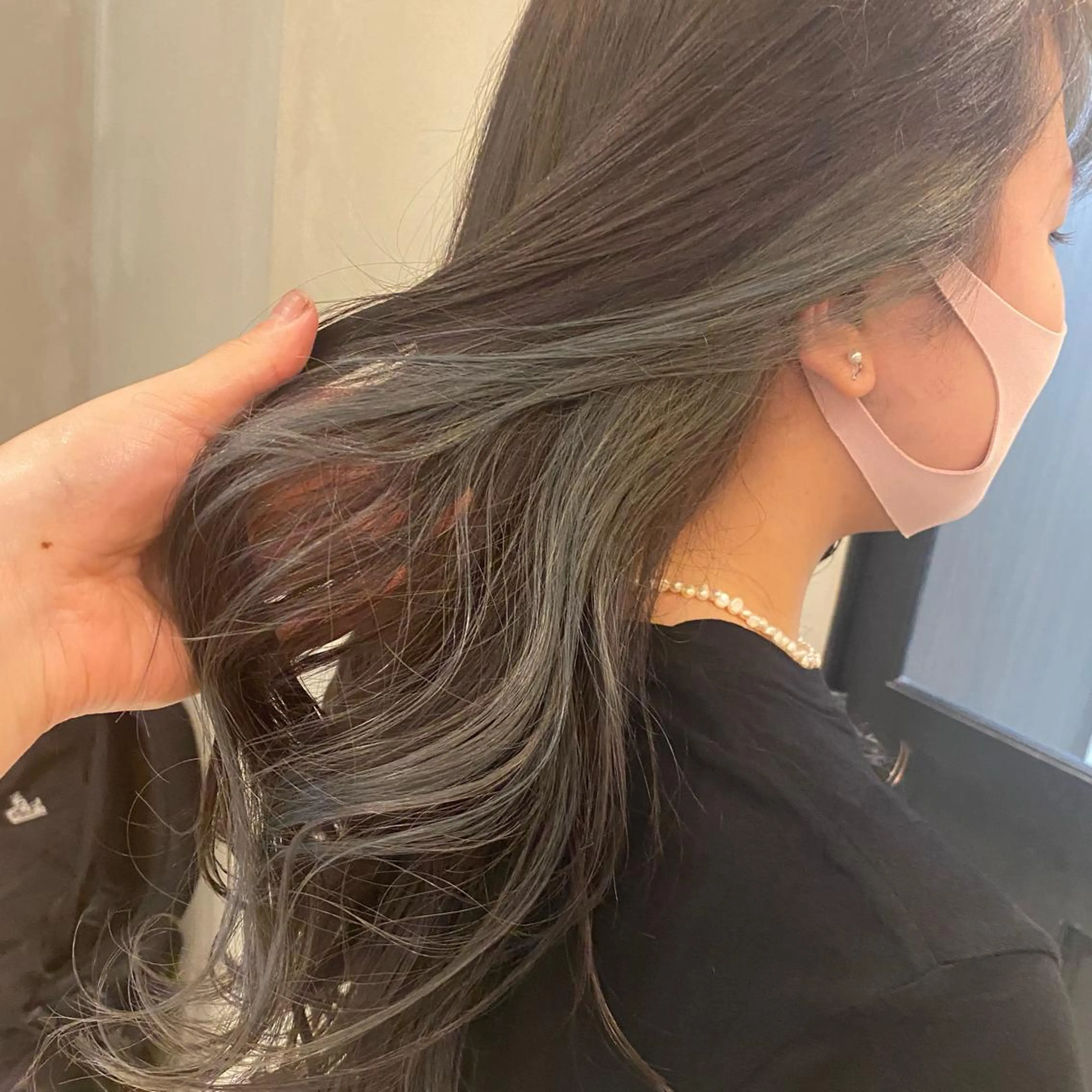 セミロング カット ヘアカラー トリートメント 顔周りcut・ご相談 =新宿しずく🇰🇷のヘアスタイル