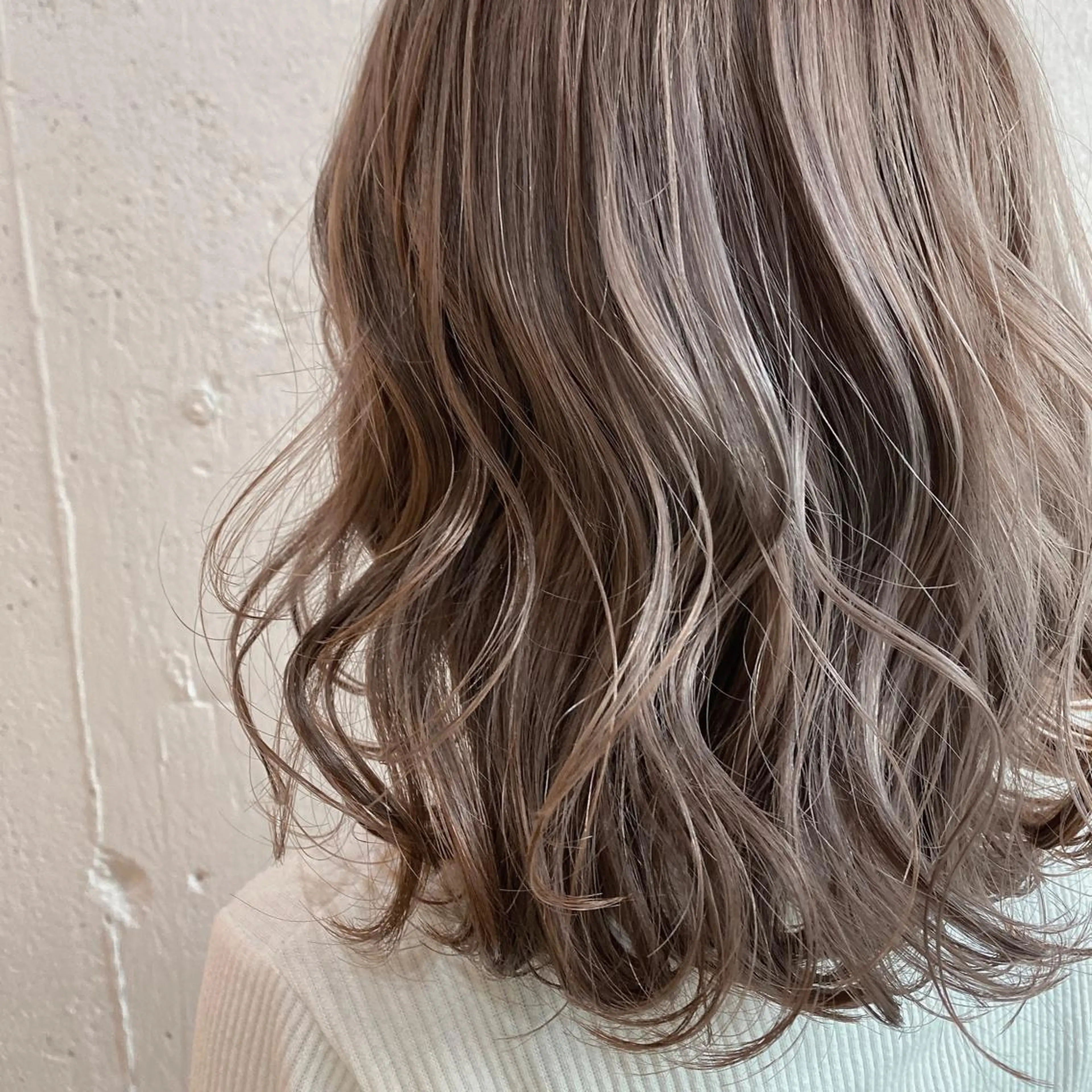 ミディアム カラー パーマ ヘアアレンジ メンズ キッズ ヘアカラー ケアブリーチ×ハイト ーン専門/SHOTAのヘアスタイル
