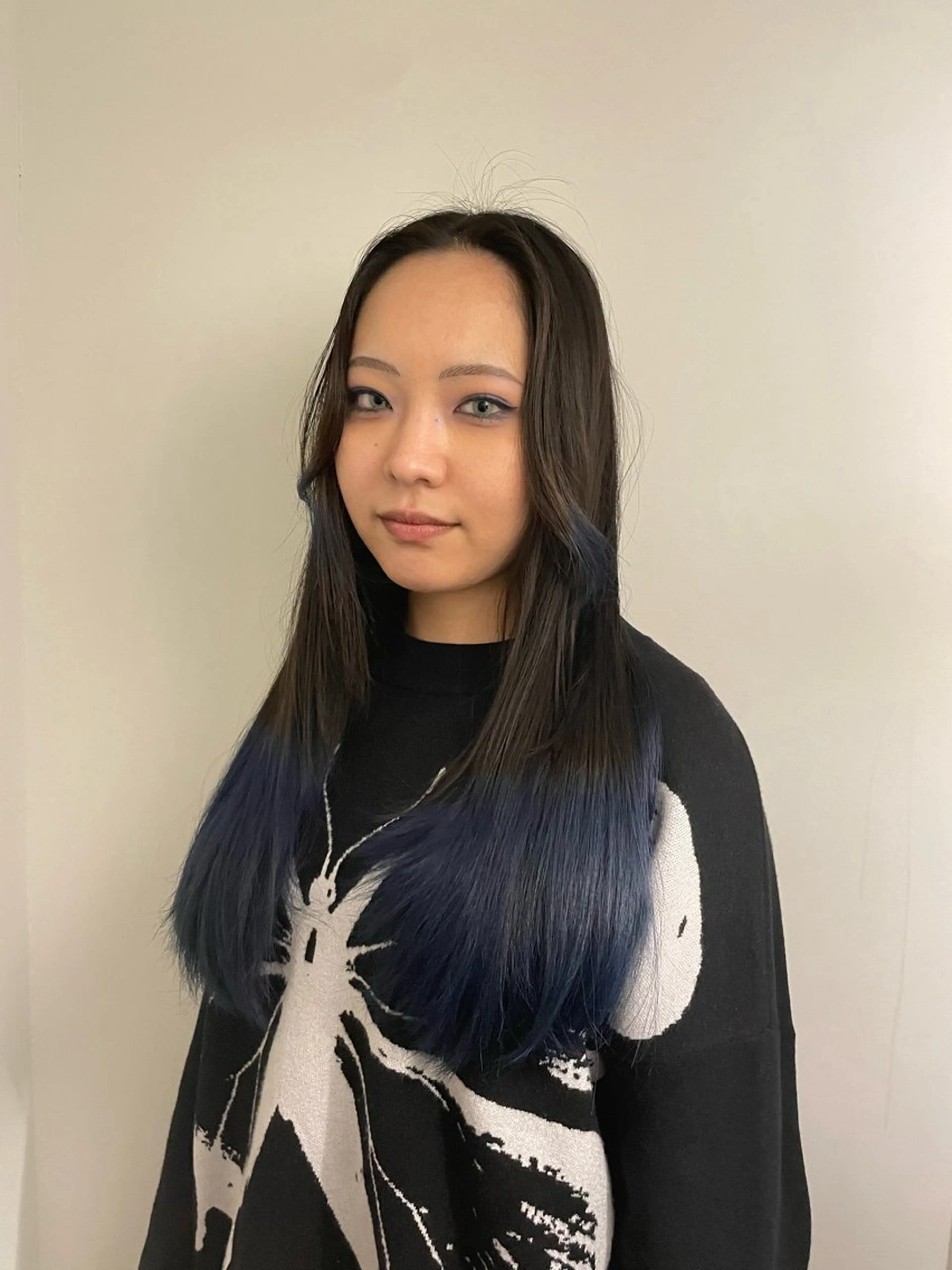 ロング カラー レイヤーカット yu-kaハッシュ カット/韓国レイヤーのヘアスタイル