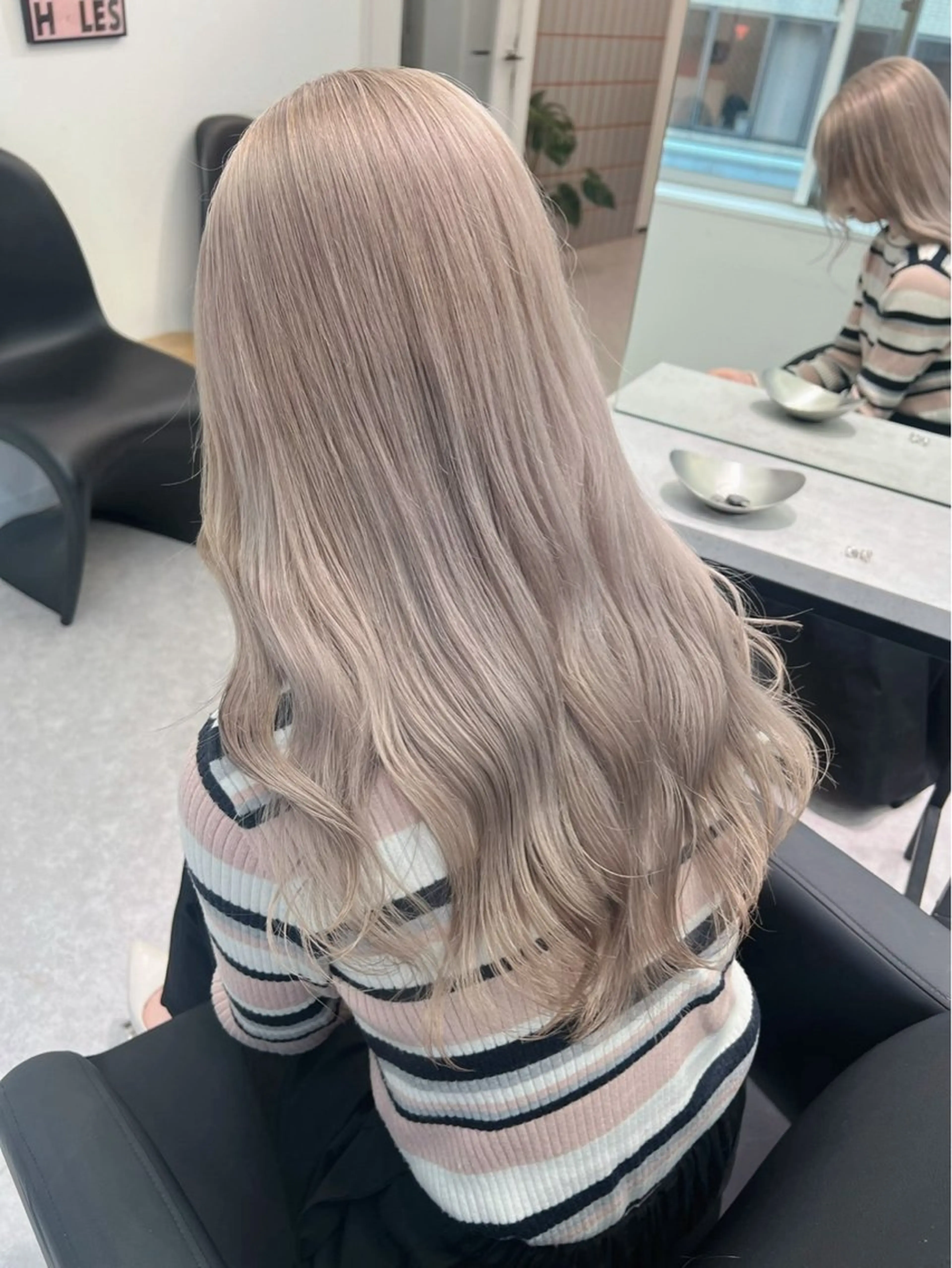 ロング カラー ブリーチ ダブルカラー ハイトーンカラー 🌟カットレイヤー ボブ森龍哉のヘアスタイル
