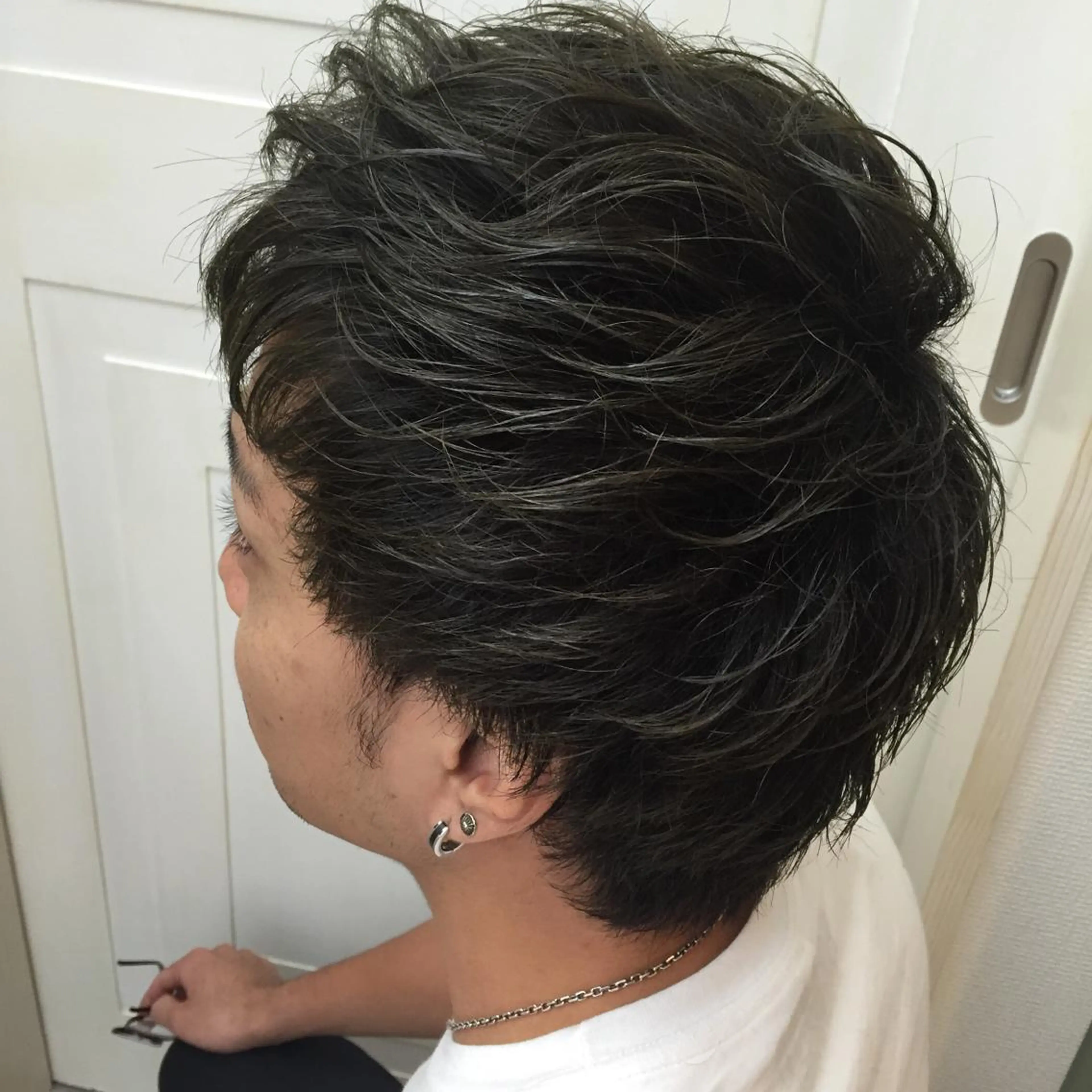 ショート カラー メンズ 前髪顔周り✂️店長 ❤️アマミヤ❤️のヘアスタイル