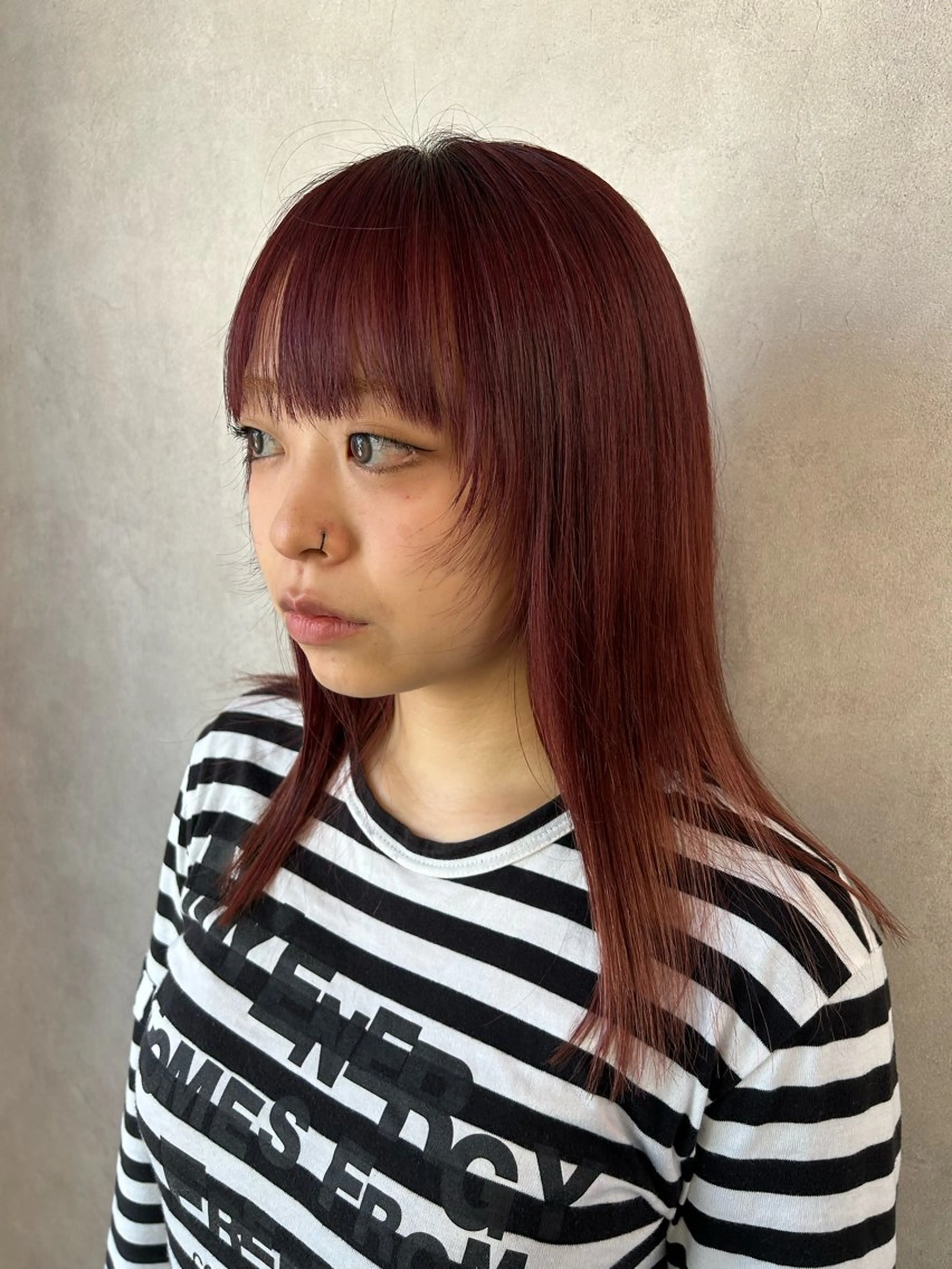 ミディアム カラー 顔周りカット レイヤーカット カット 透明感カラー🫧 /有野ひかりのヘアスタイル