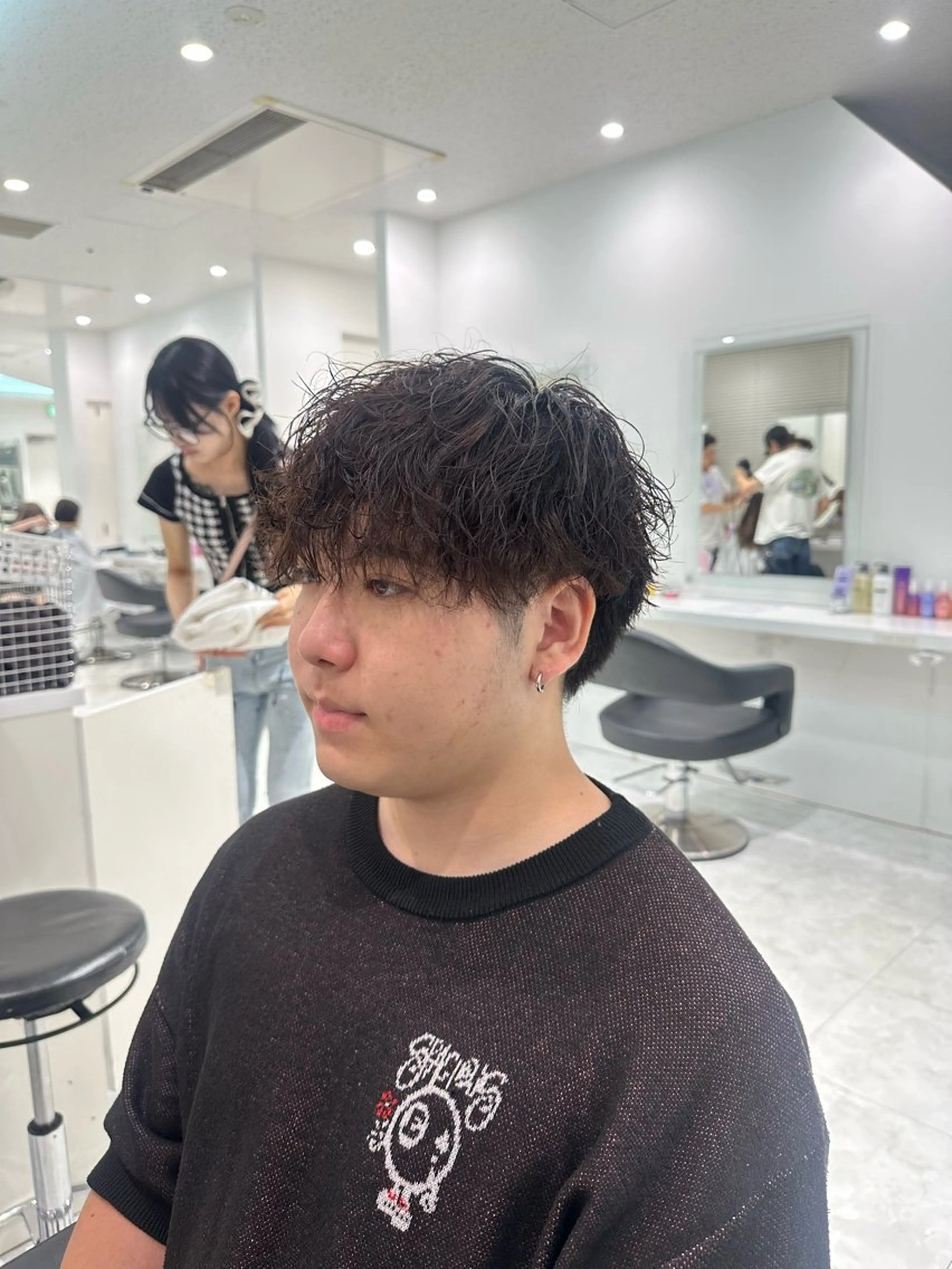 パーマ メンズ カット パーマ 🐺韓国風メンズ特化 あさひ🐺のヘアスタイル