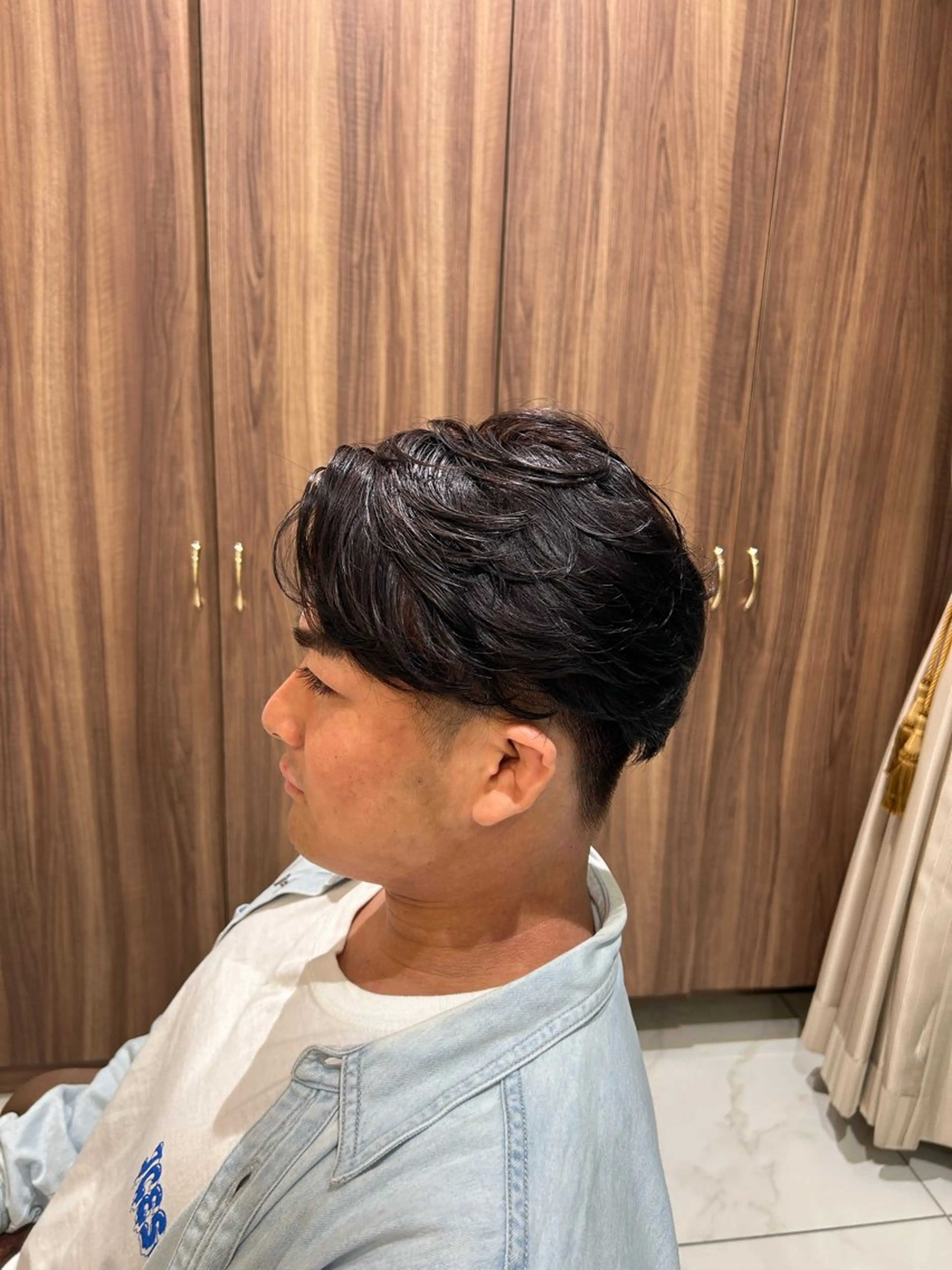 メンズ マッシュ メンズパーマ 刈り上げ 🫧モデル募集🫧 🌎Rino🔚のヘアスタイル