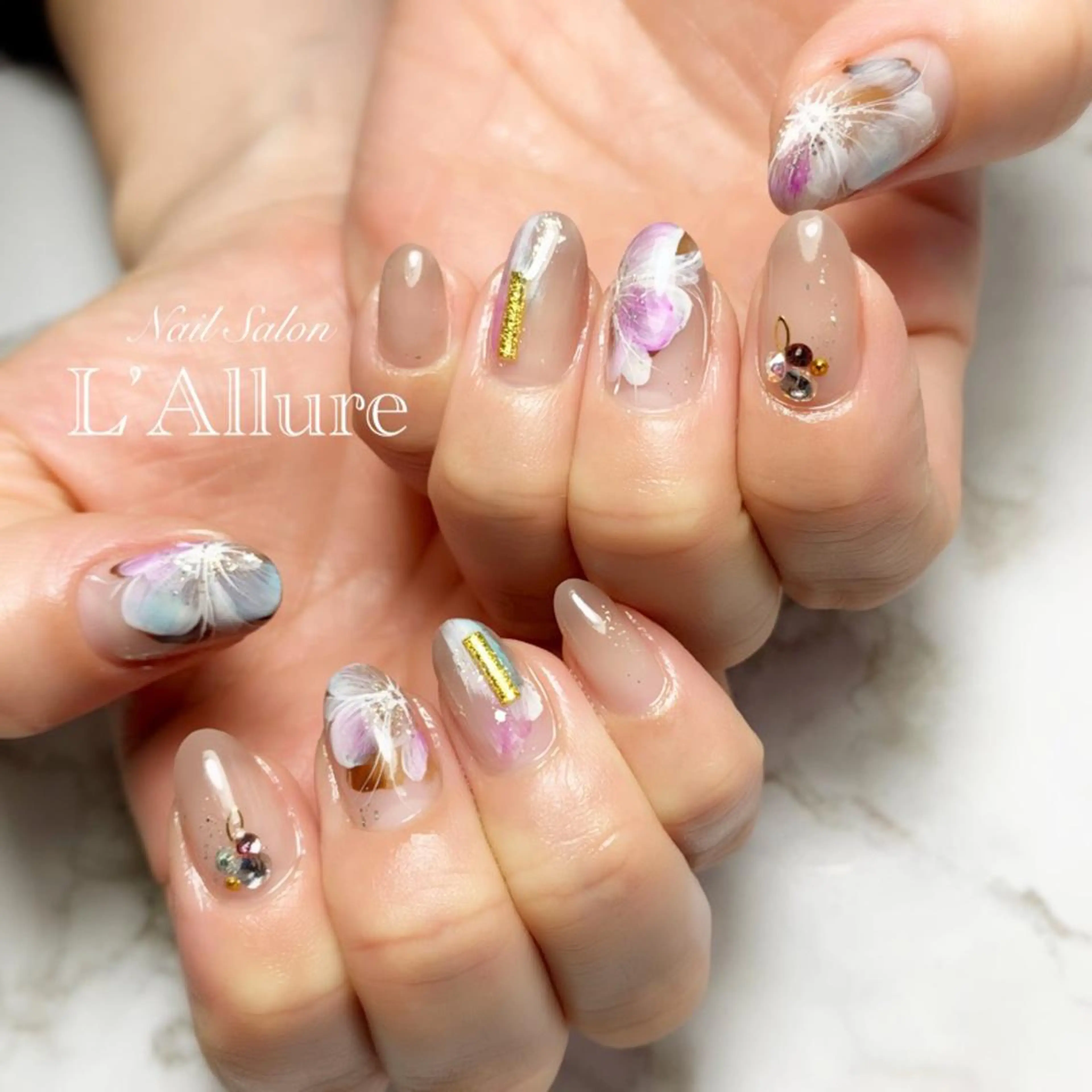ネイル ハンドネイル Nail Salon L’Allureのネイルデザイン