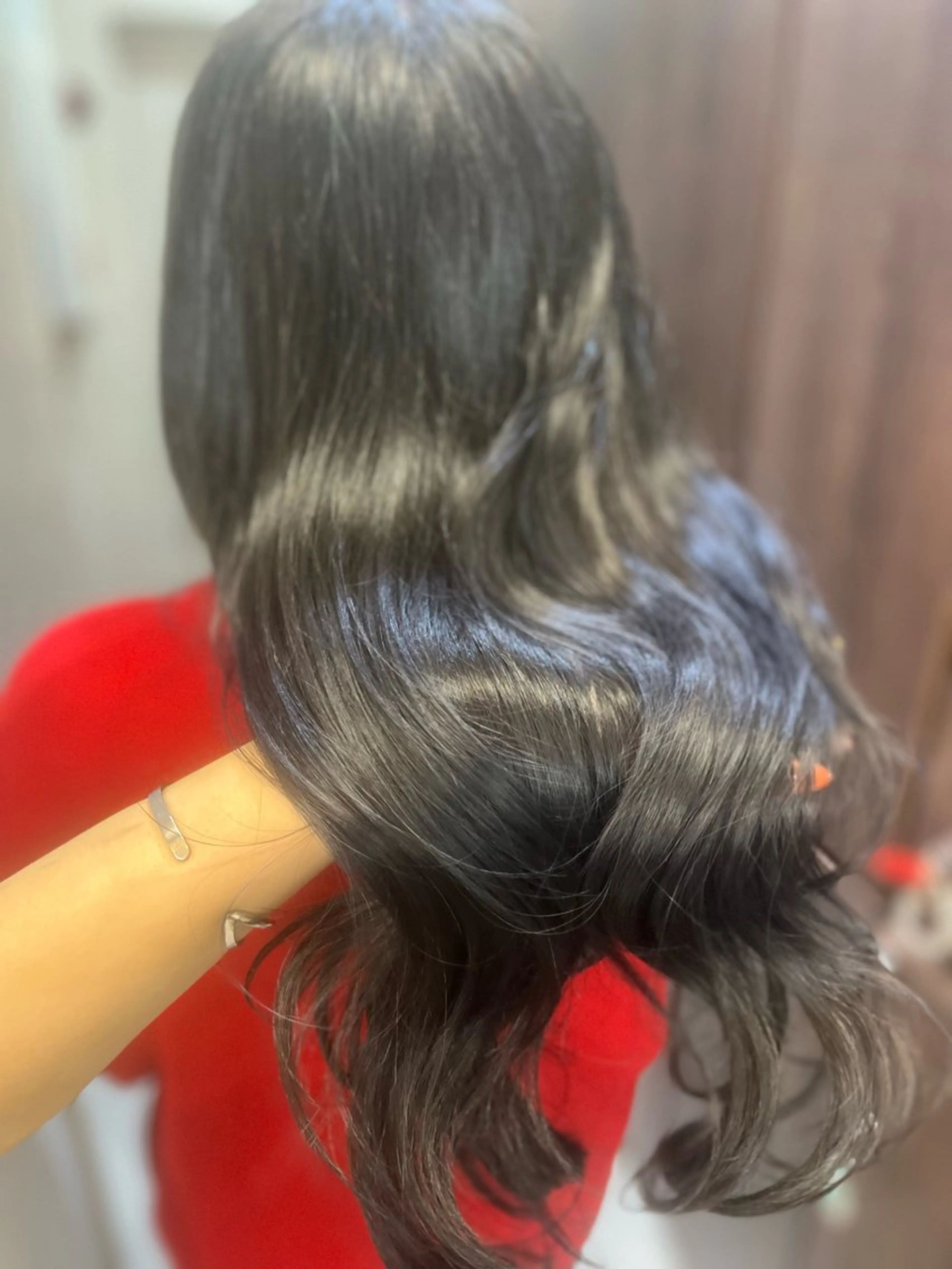 ロング カラー ヘアカラー トリートメント 🐈‍⬛多系統🕶 tsubura🖤のヘアスタイル