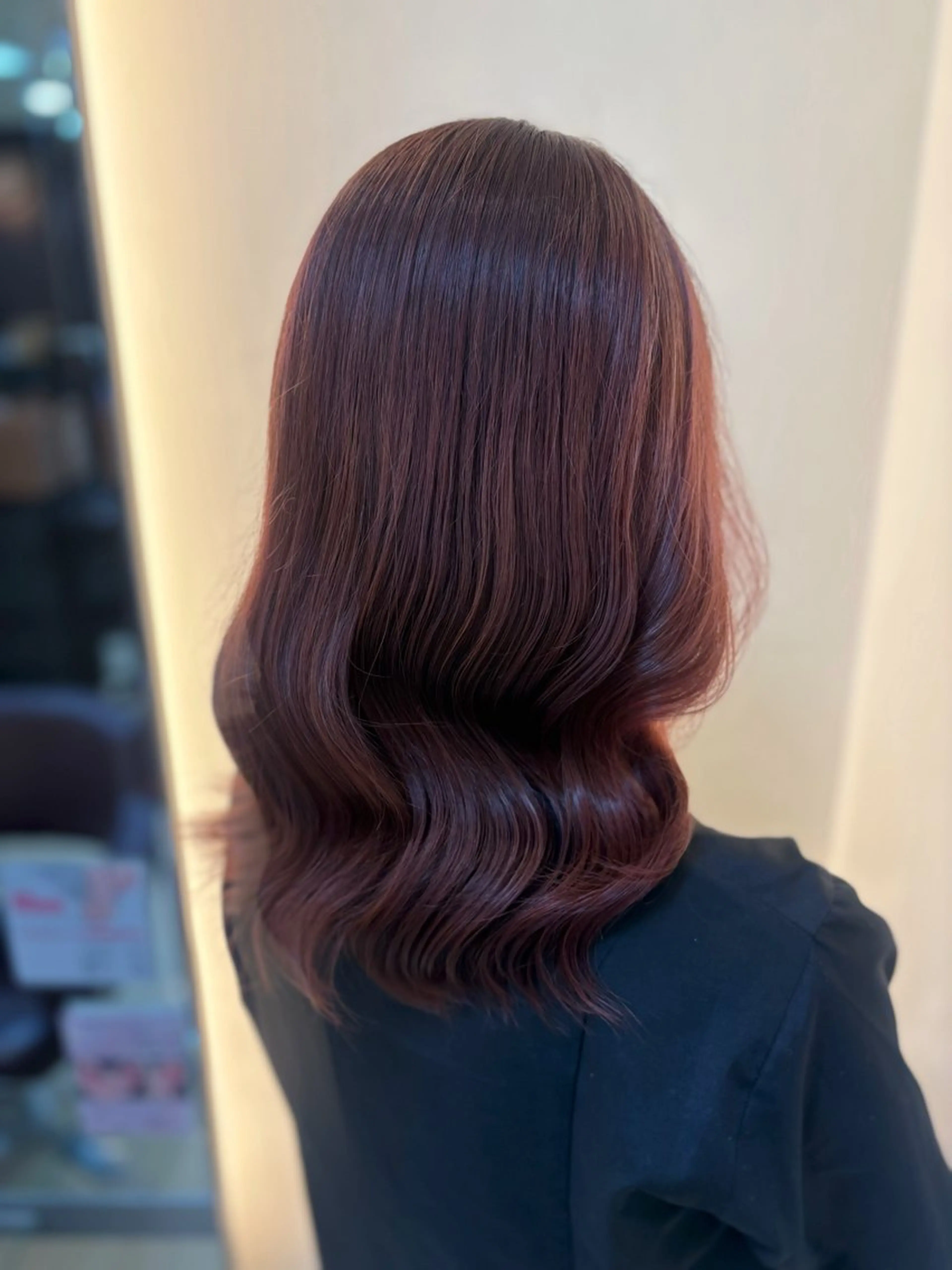 セミロング カラー 益田 実苗 //カラー//布施のヘアスタイル