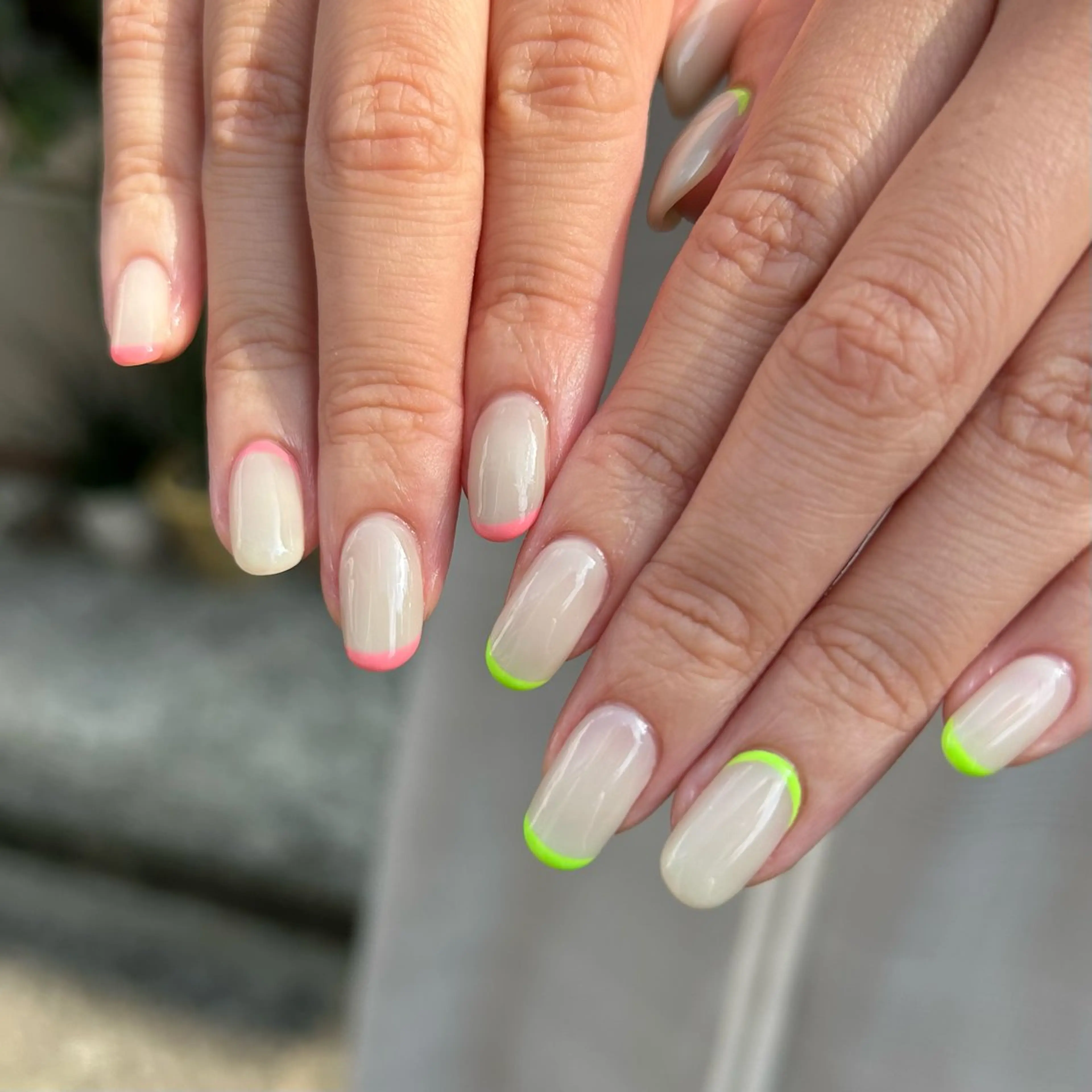 ネイル フレンチネイル Yumi シンプルネイルのネイルデザイン