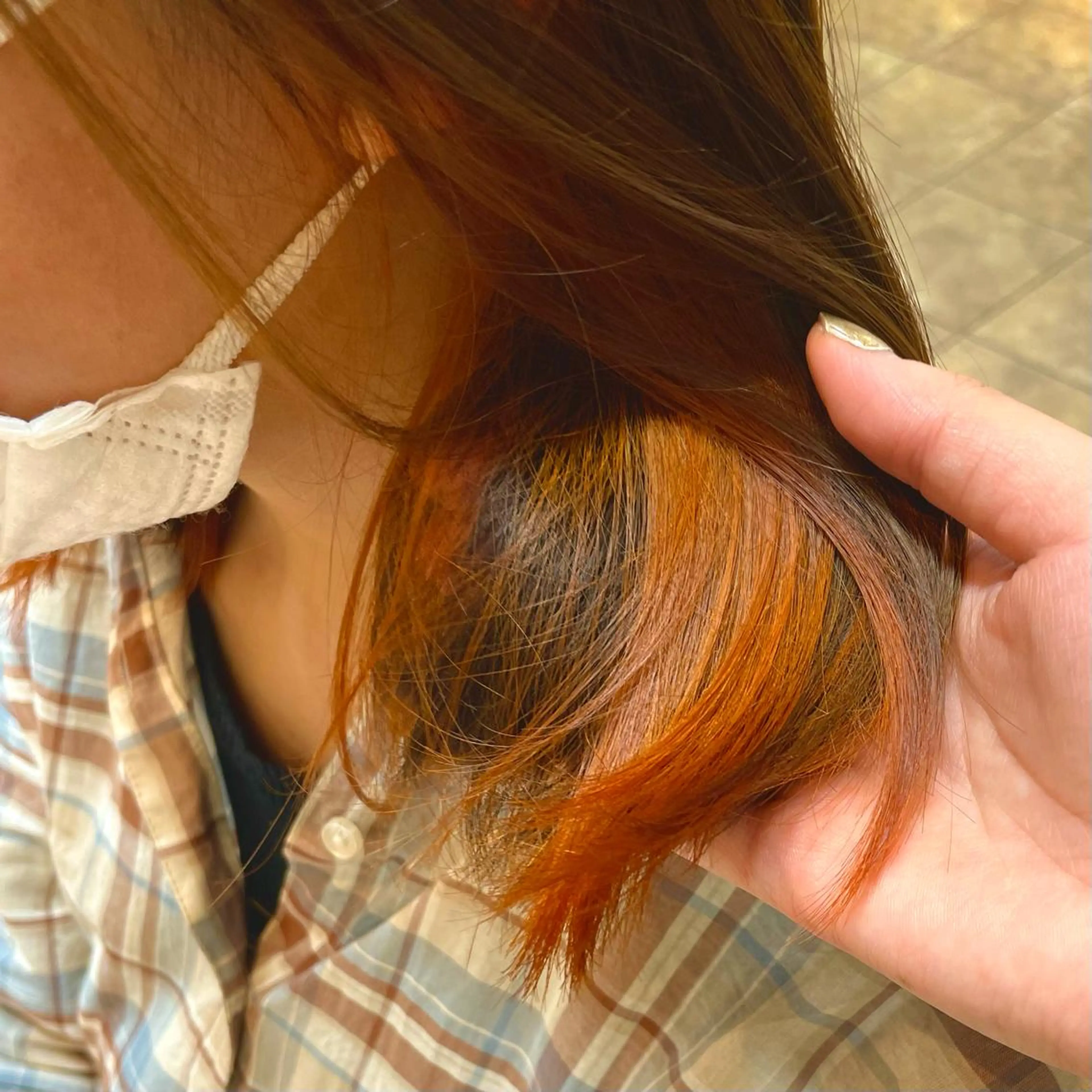 ミディアム 透明感カラー⭐️ 田嶋麗奈のヘアスタイル