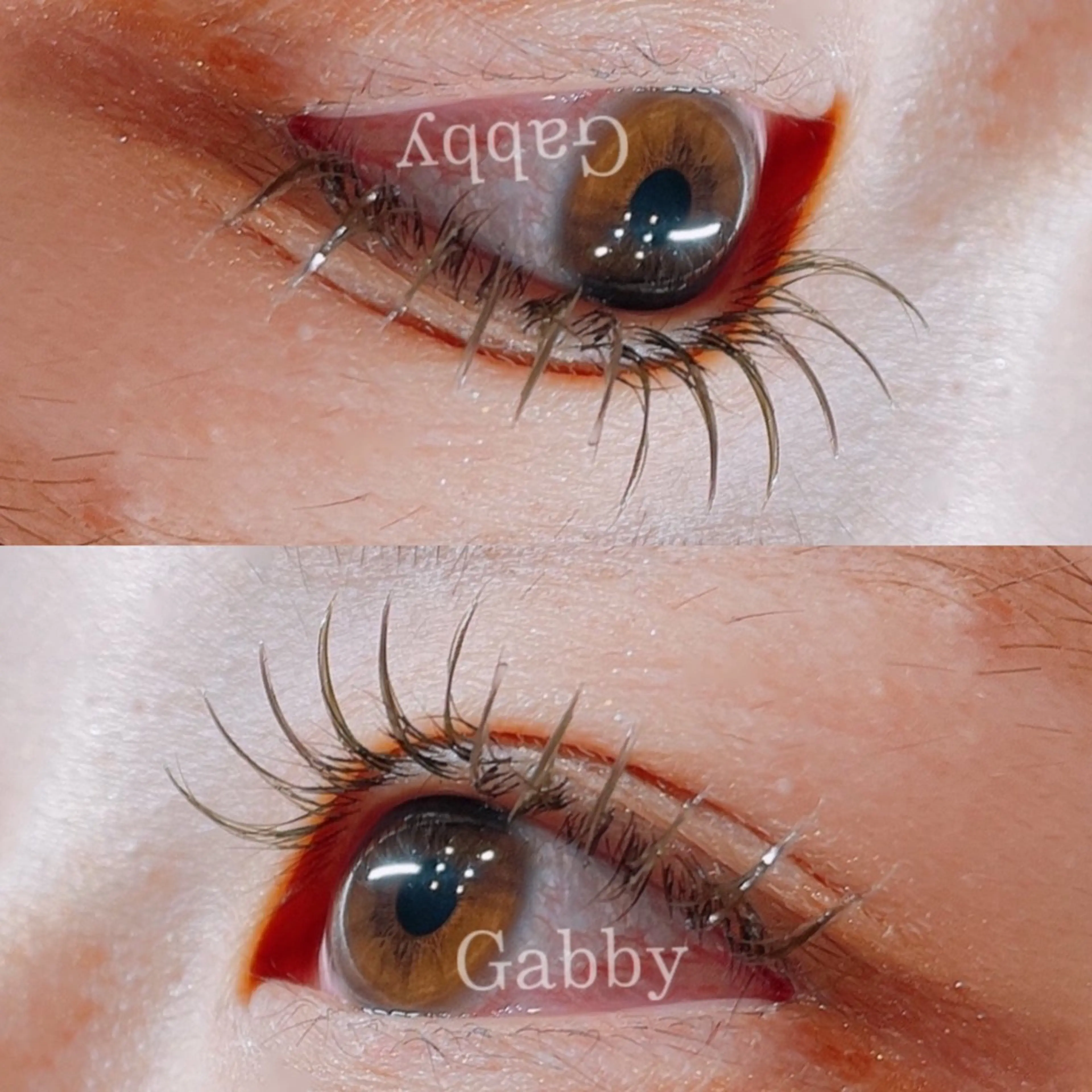 マツエク・マツパ Cカール カラーマツエク フラットラッシュ eight🐝所属・西島 玖瑠美のマツエク・マツパデザイン