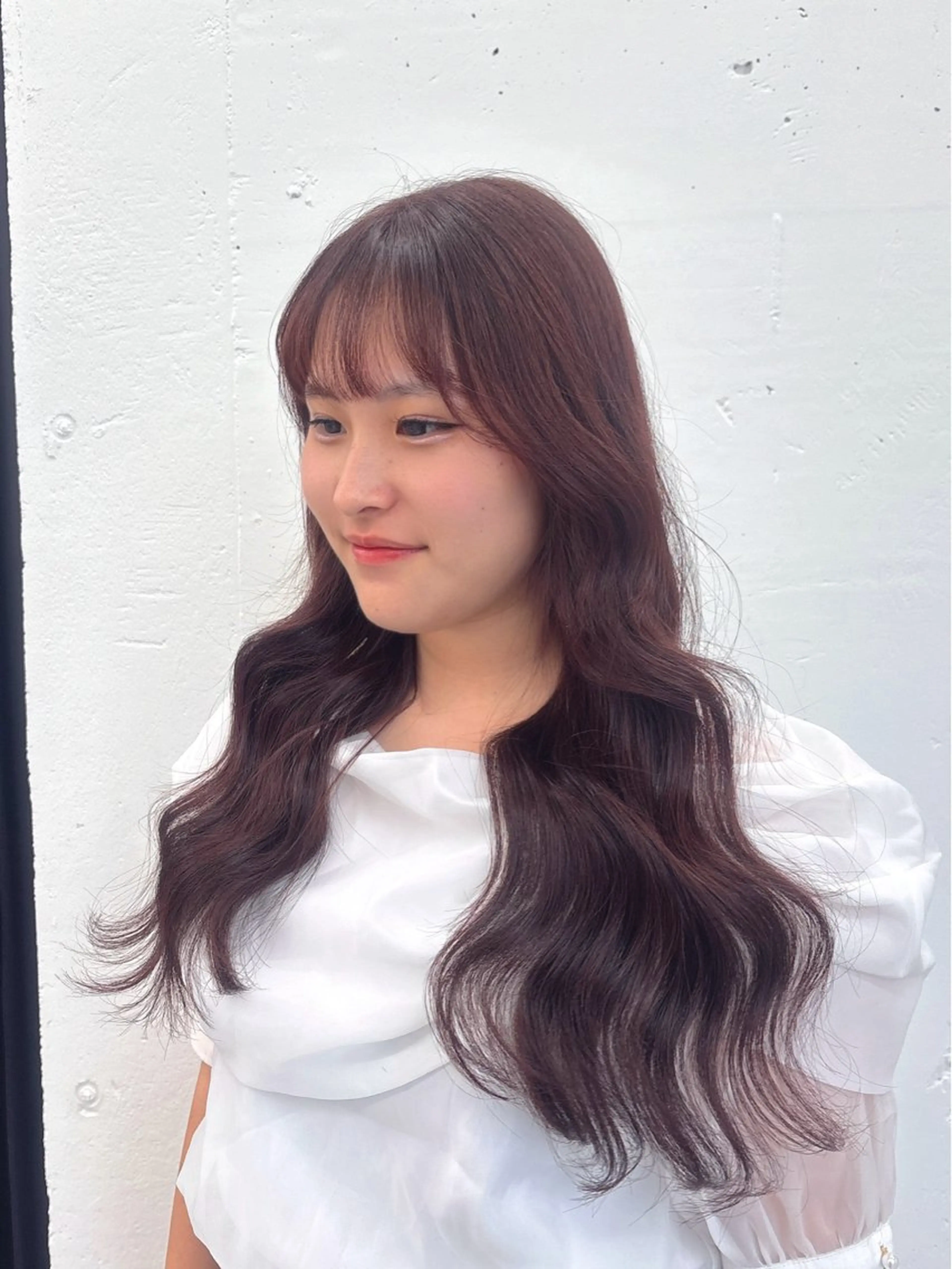 ロング カラー ブリーチ ブラウンカラー ブリーチなしカラー ピンクカラー ピンクブラウン 🌟ゆりあ🌟 JILLSTUDIOのヘアスタイル