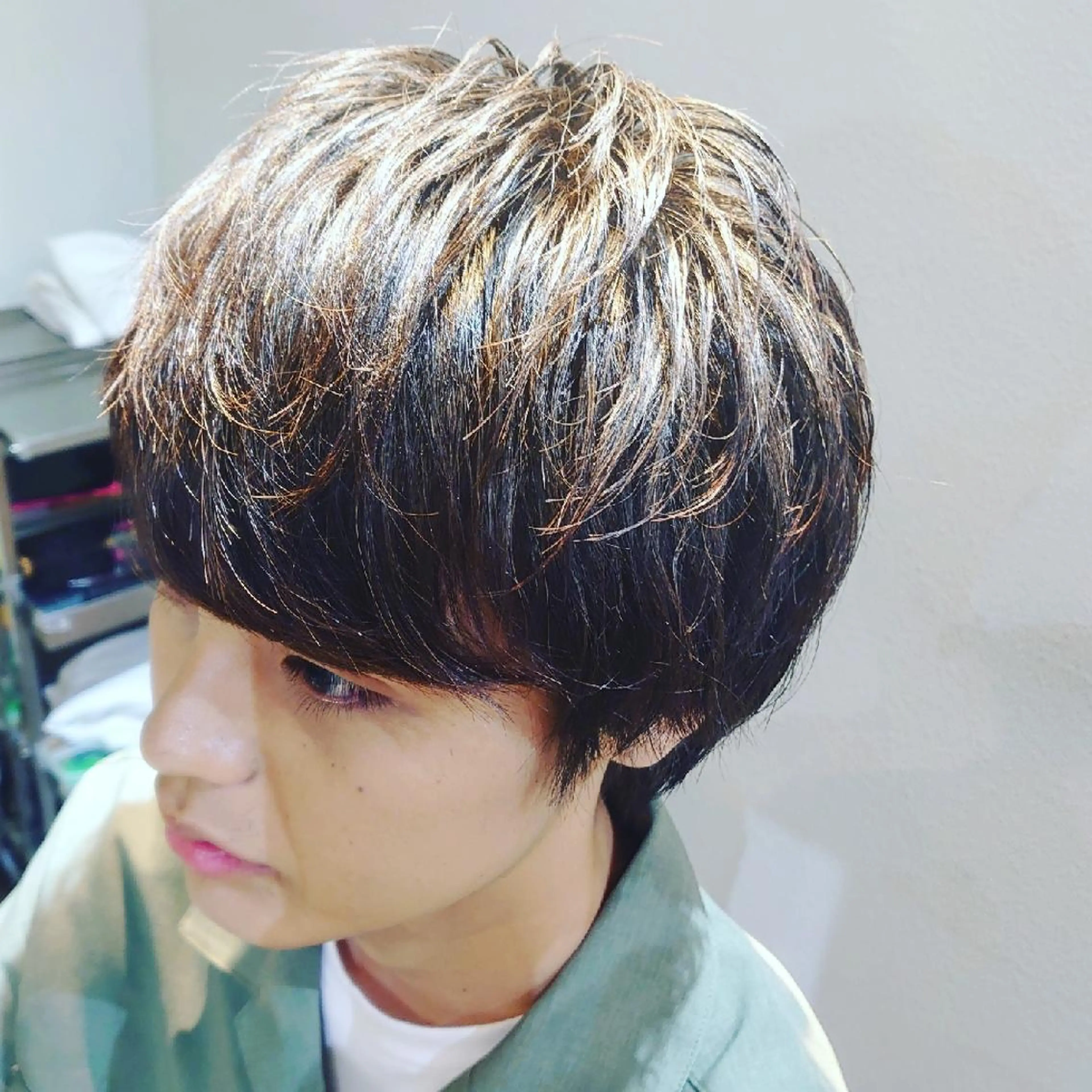 ショート メンズ マッシュ 川端 智治のヘアスタイル