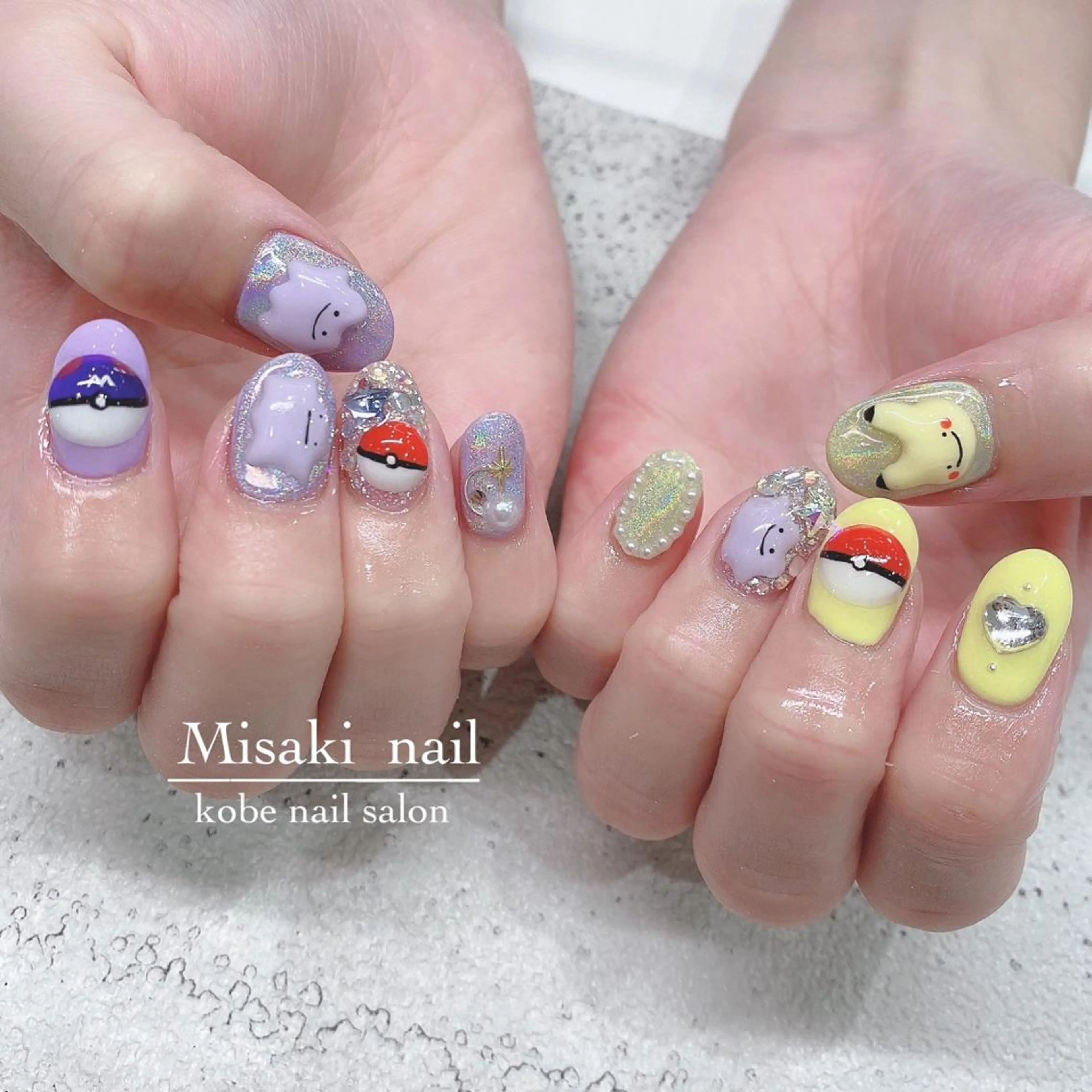 ネイル 韓国ネイル ワンホンネイル ハンドネイル nailsalon miinailsのネイルデザイン