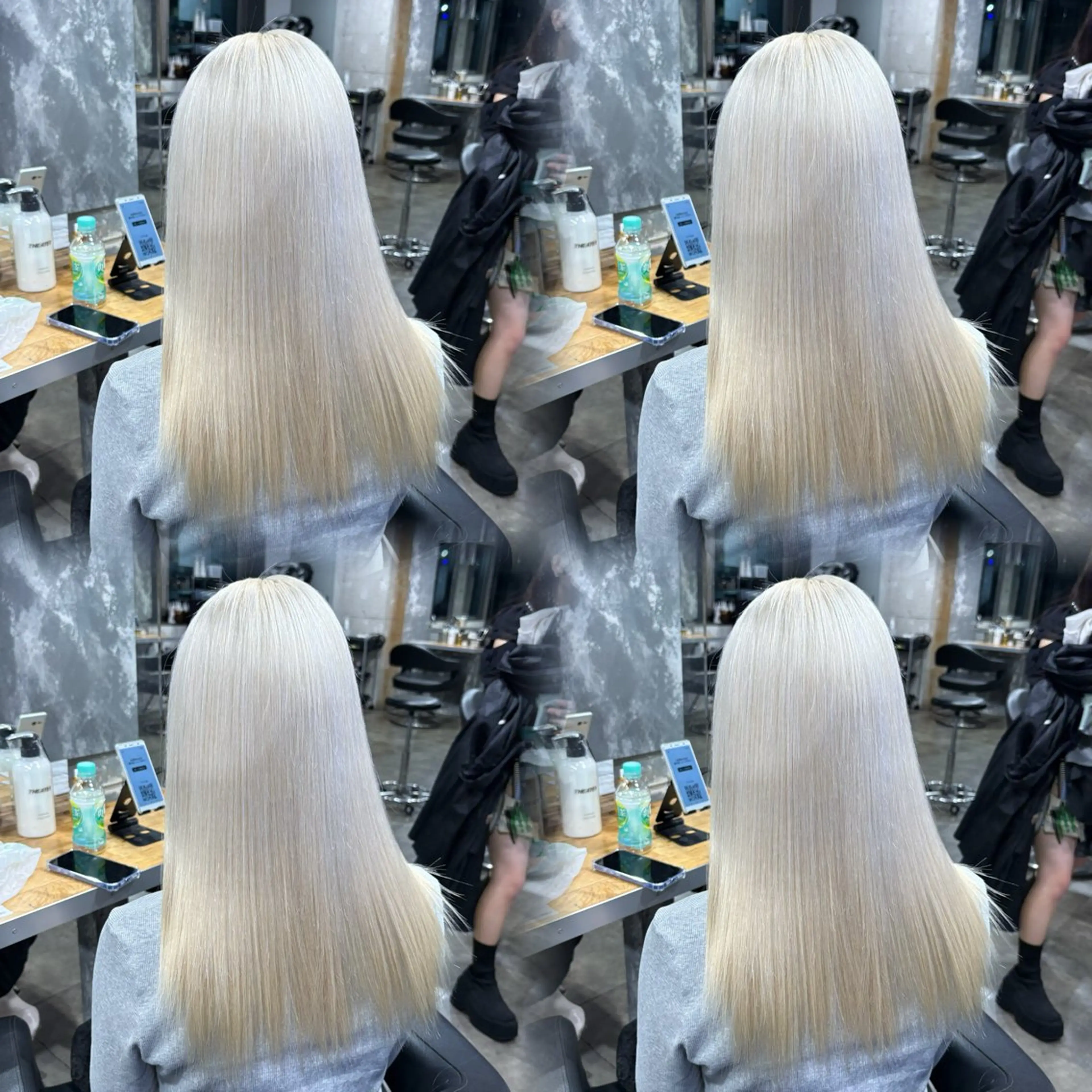 ロング カラー ヘアカラー 横浜🌈ハイトーン ヨシキのヘアスタイル