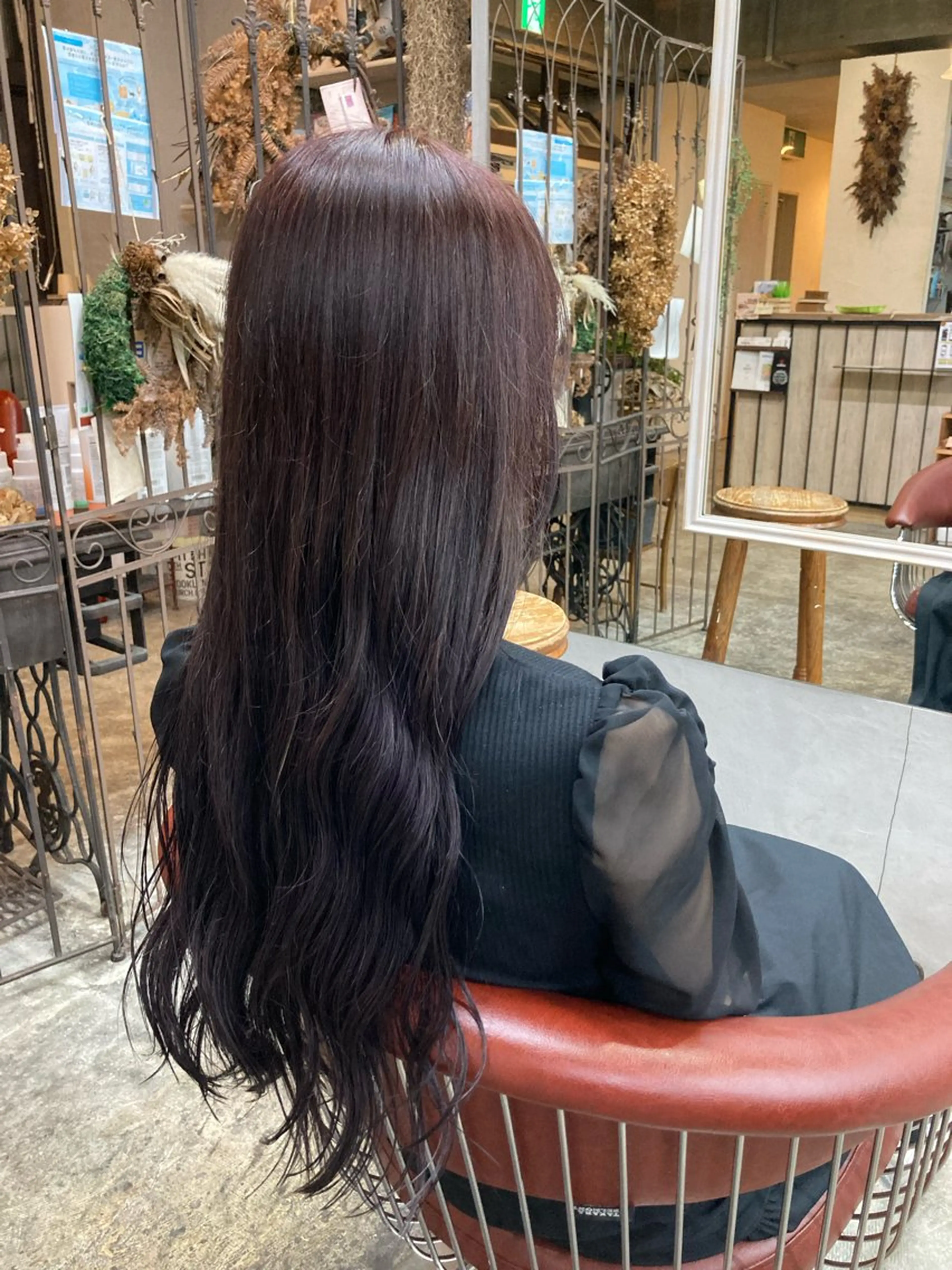 ロング カラー パープルカラー ヘアカラー 新田龍之輔 →メンズ／派手髪のヘアスタイル